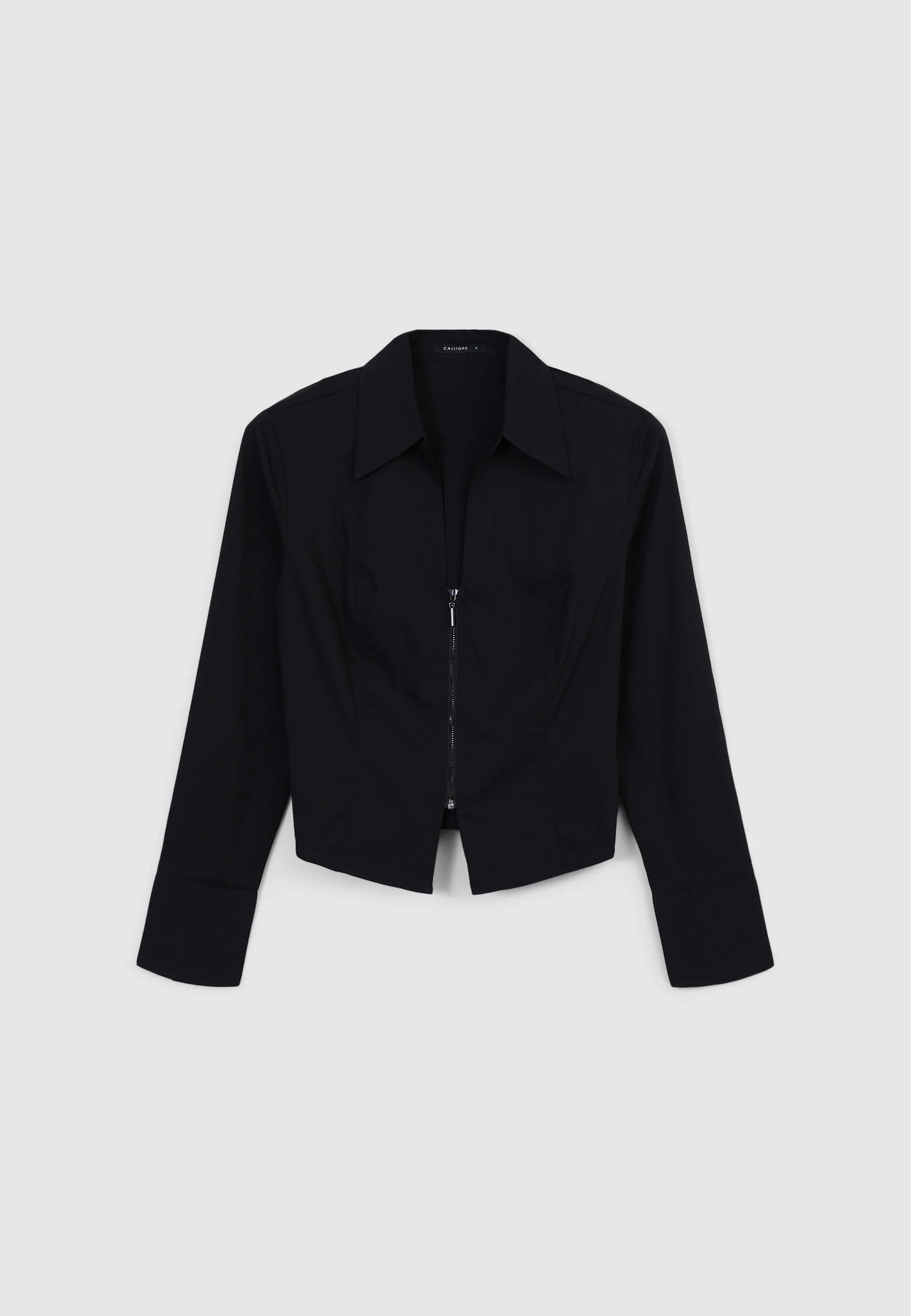 Camicia scollo v con zip - Image 6