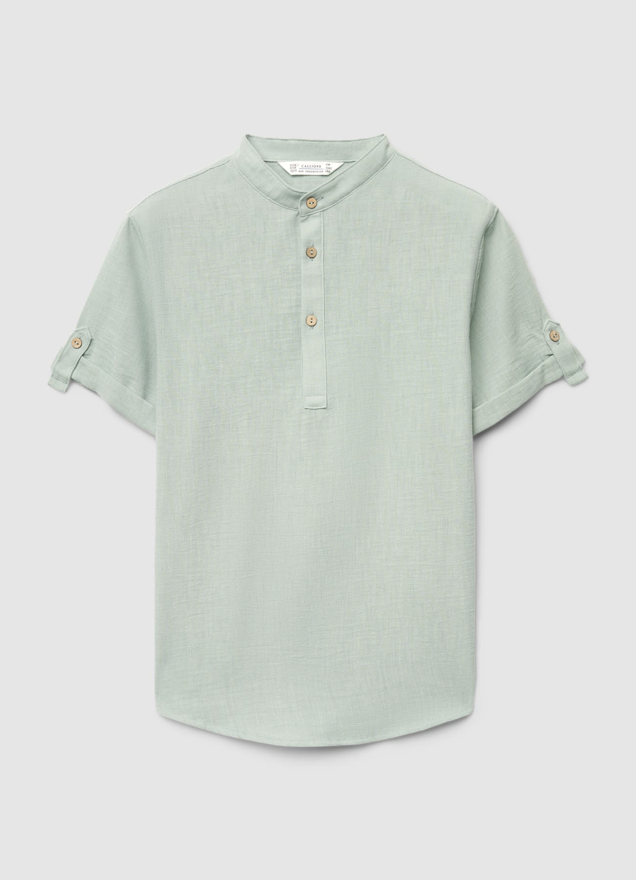 Camicia serafino a maniche corte - Image 2
