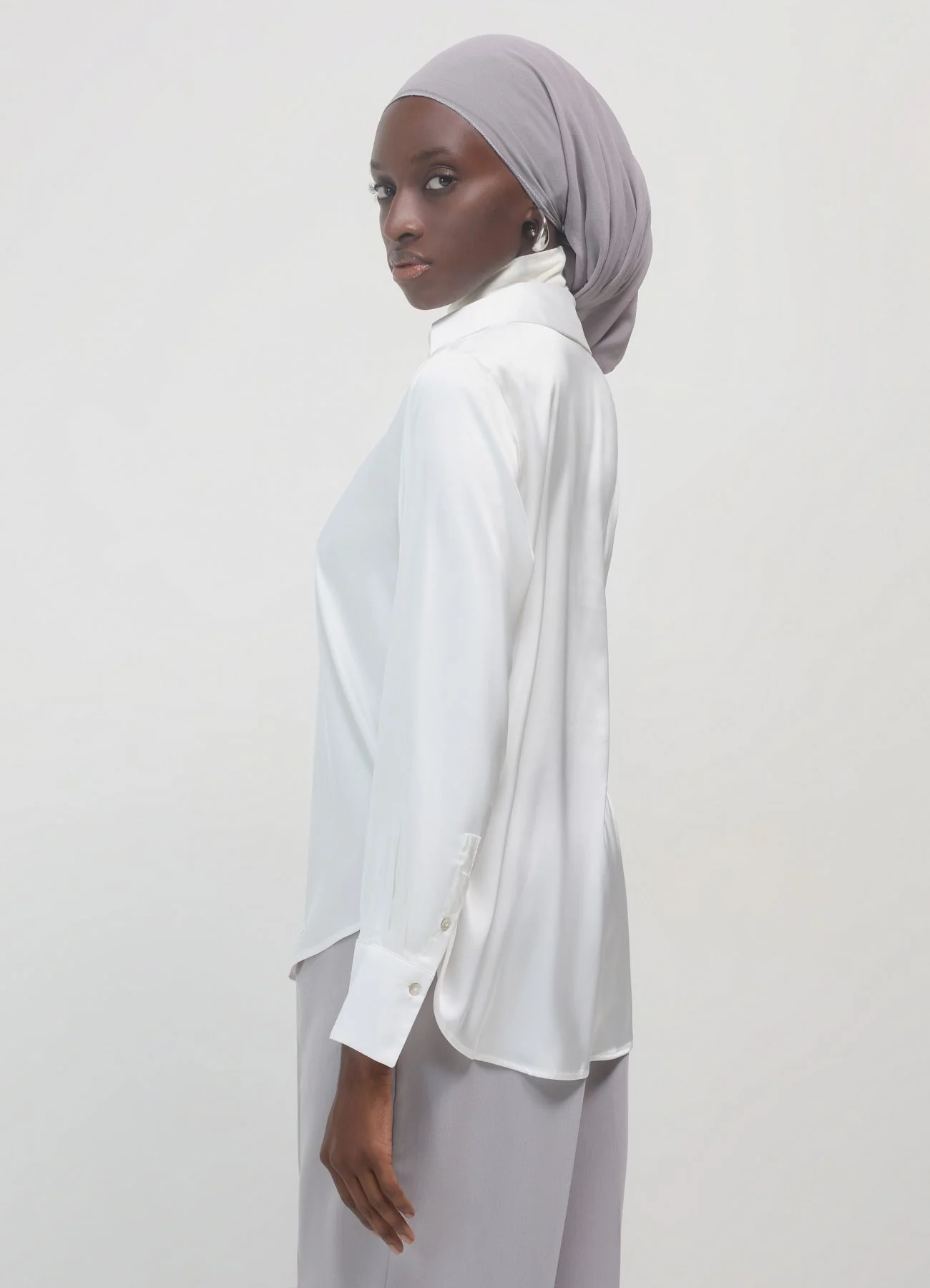 Camicia simil satin - Image 2