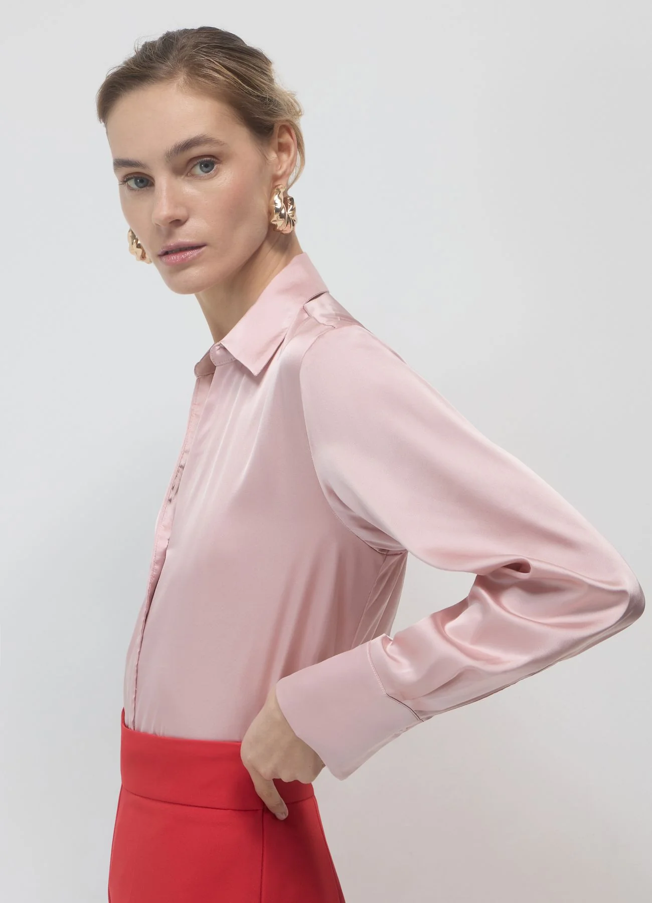 Camicia simil satin - Image 2