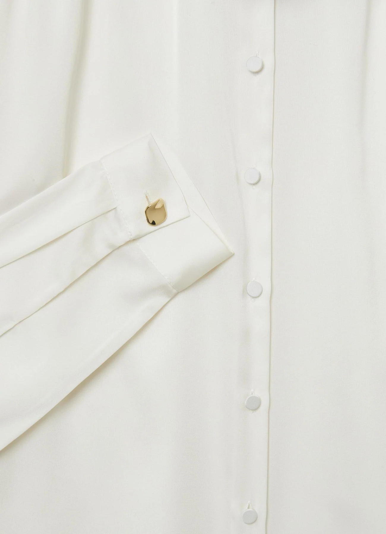 Camicia simil satin cravattino - Image 4