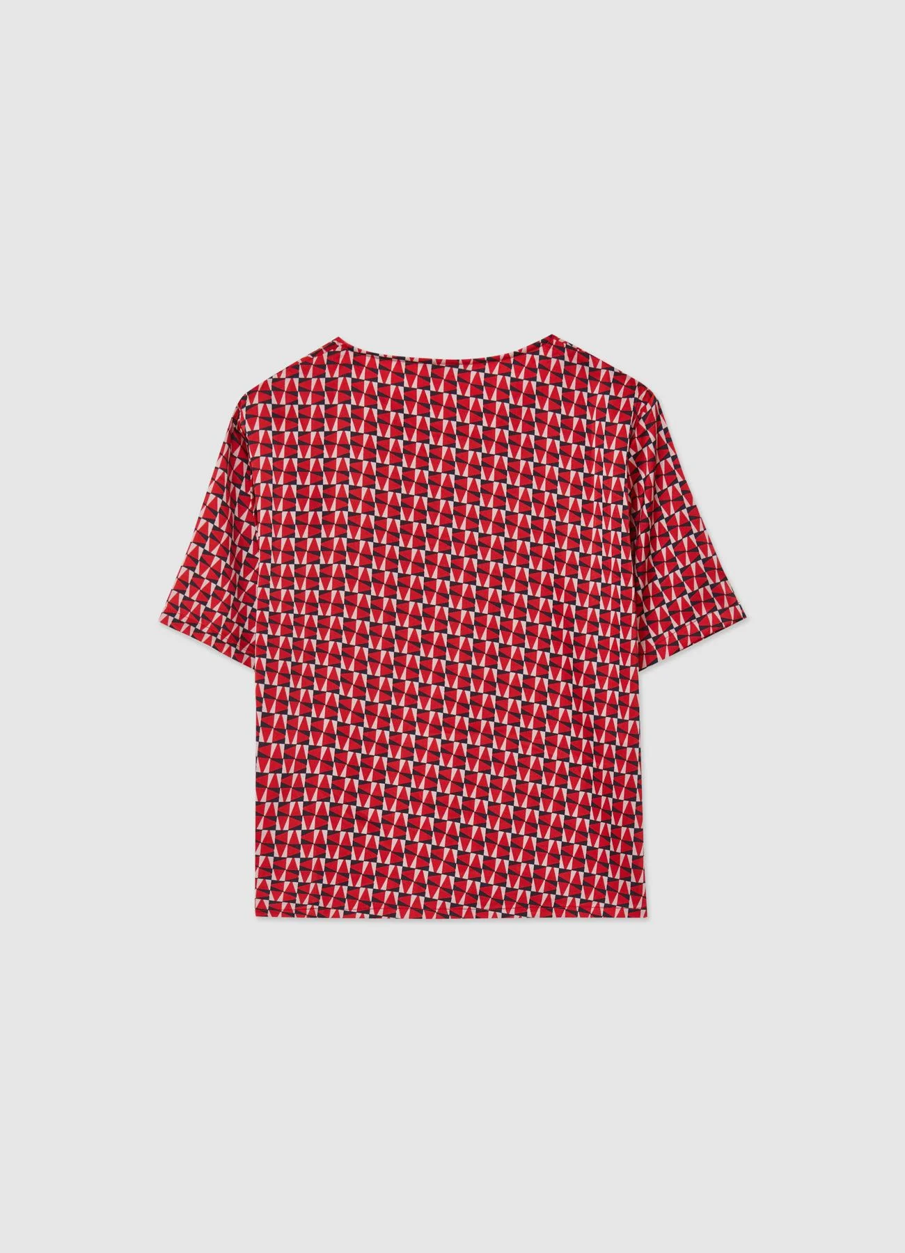 Camicia simil satin fantasia - Image 4