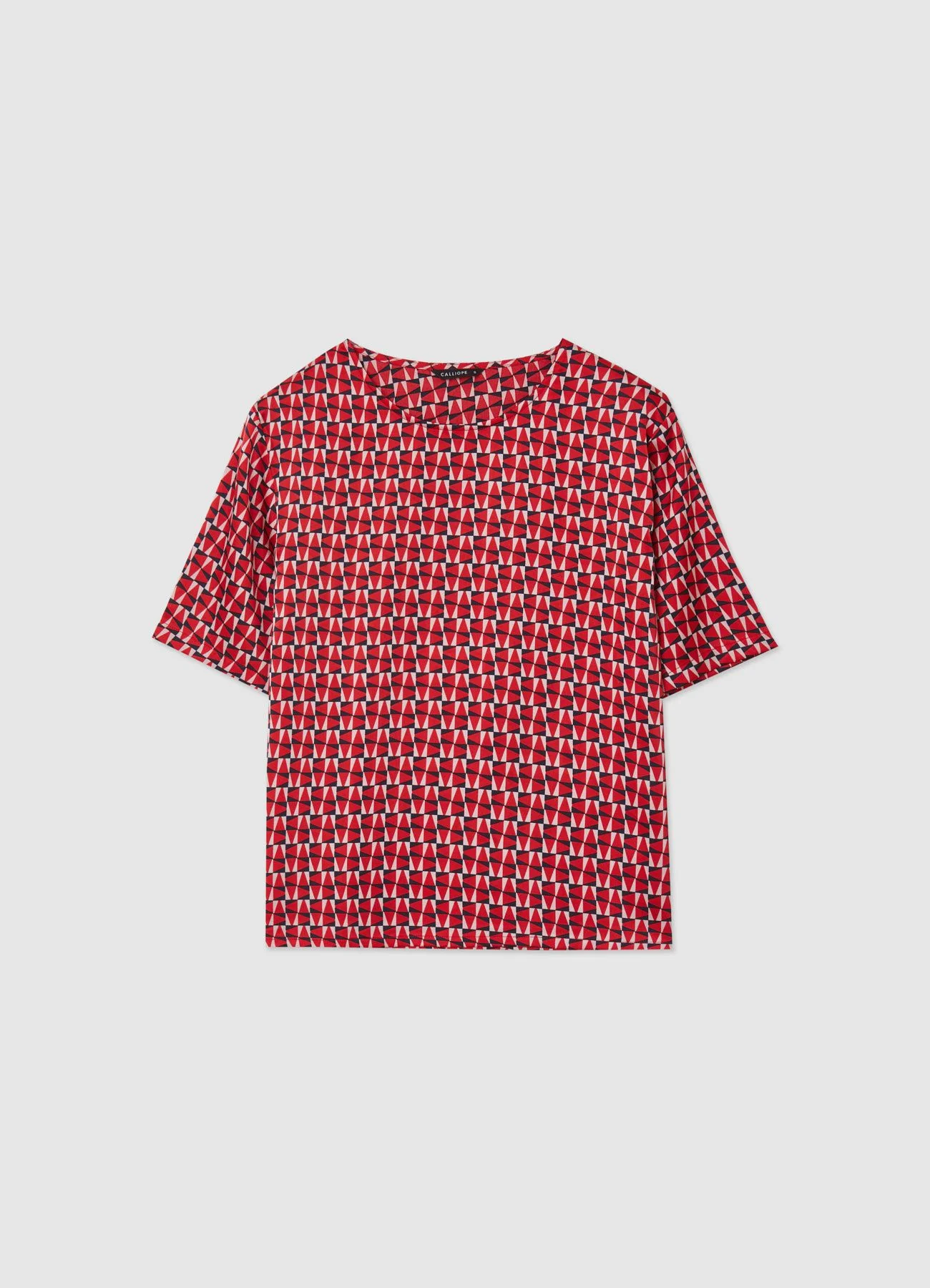 Camicia simil satin fantasia - Image 5