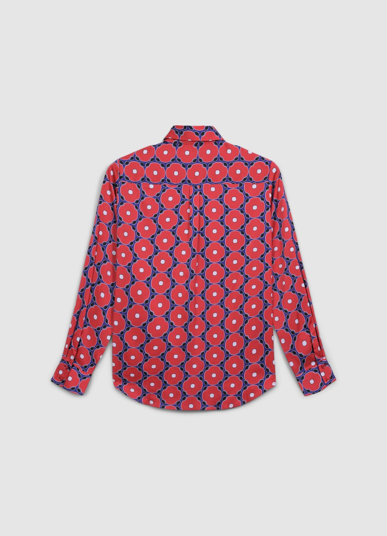 Camicia simil satin fantasia - Image 6