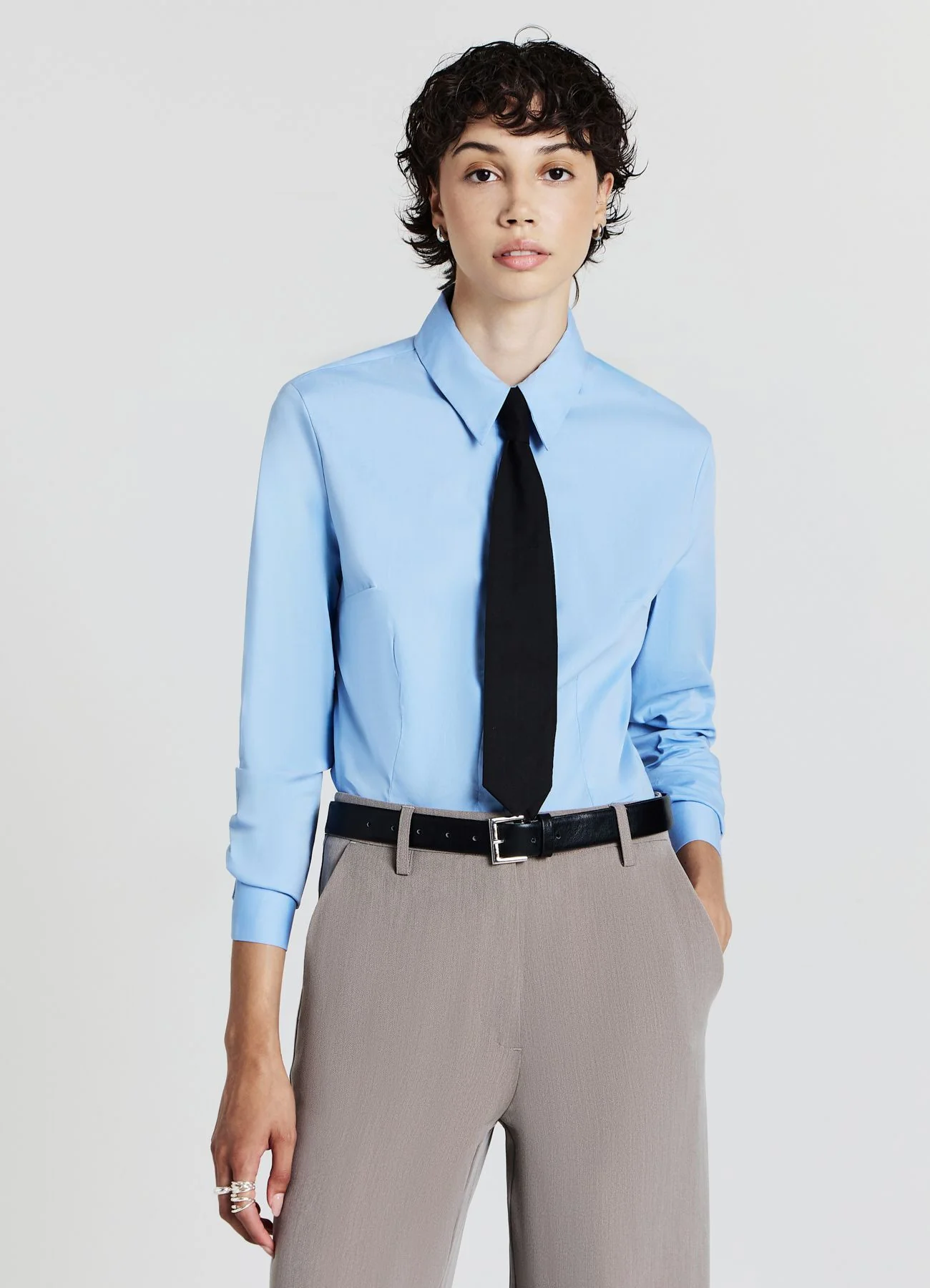 Camicia slim cravatta - Image 2