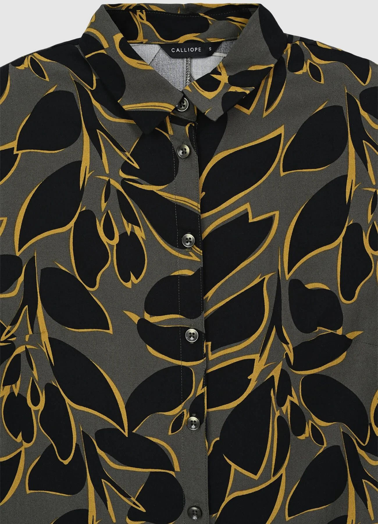 Camicia smanicata lunga a fantasia - Image 6