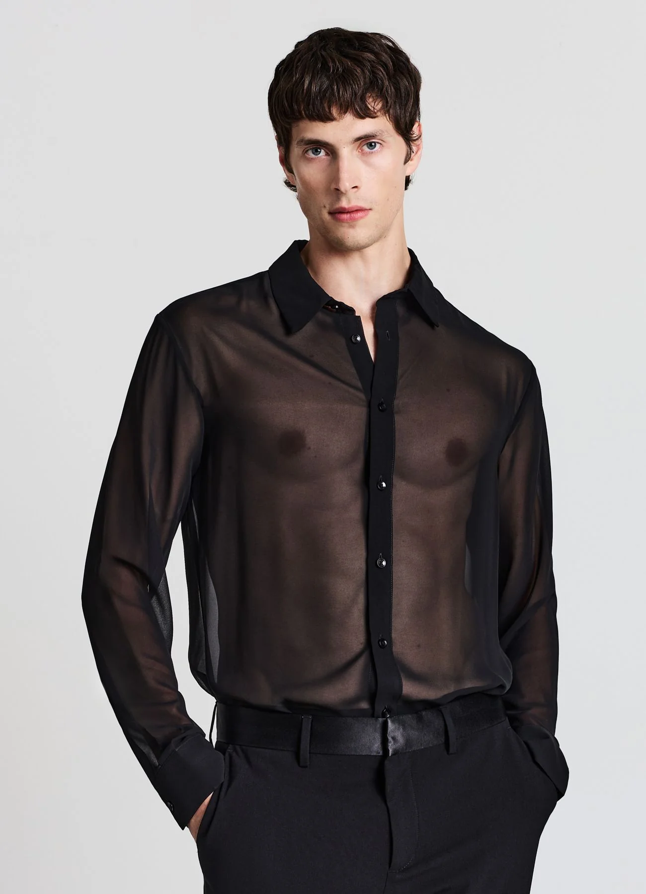 Camicia tessuto georgette - Image 7
