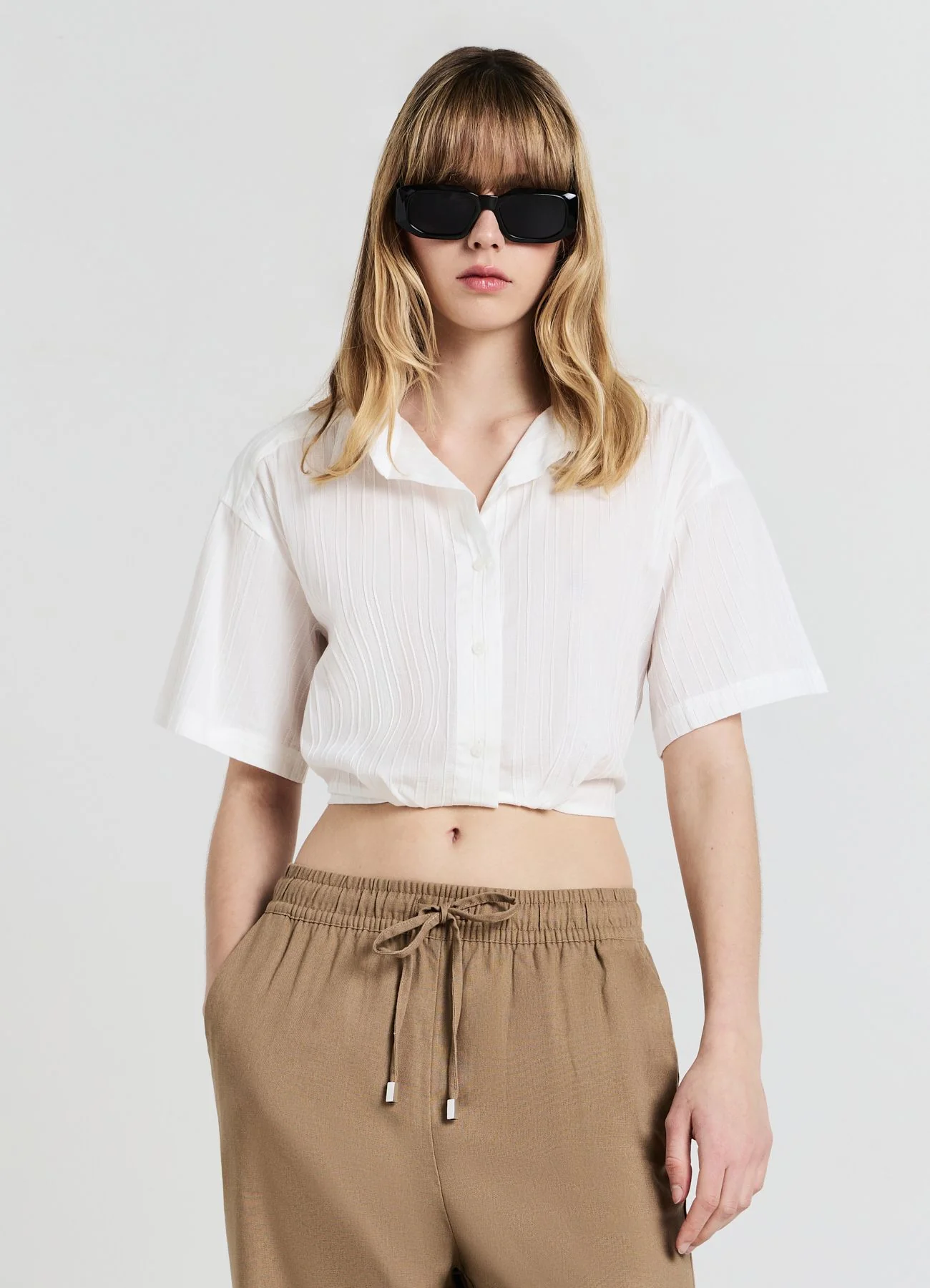 Camicia tessuto in rilievo - Image 3