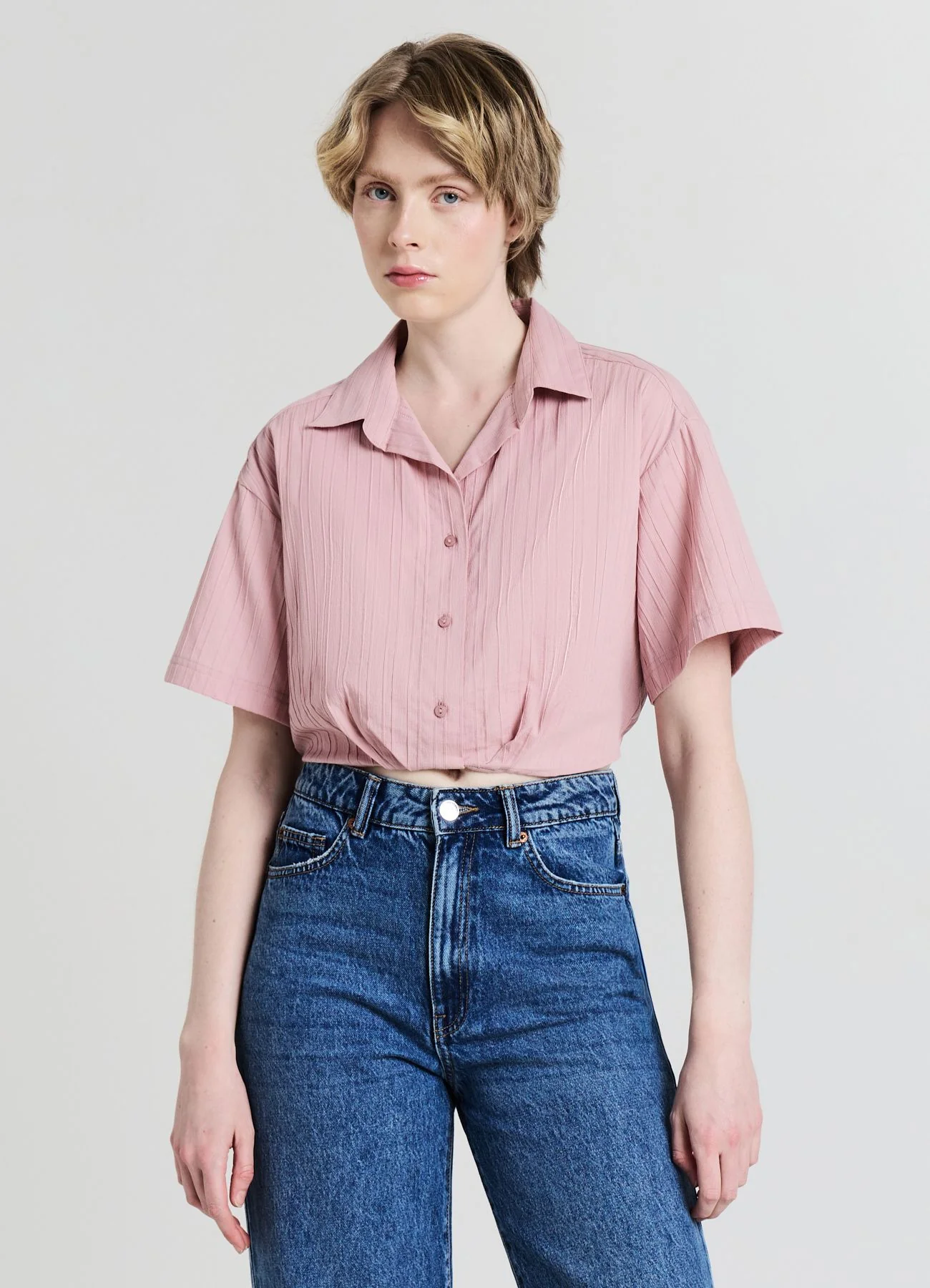 Camicia tessuto in rilievo - Image 2