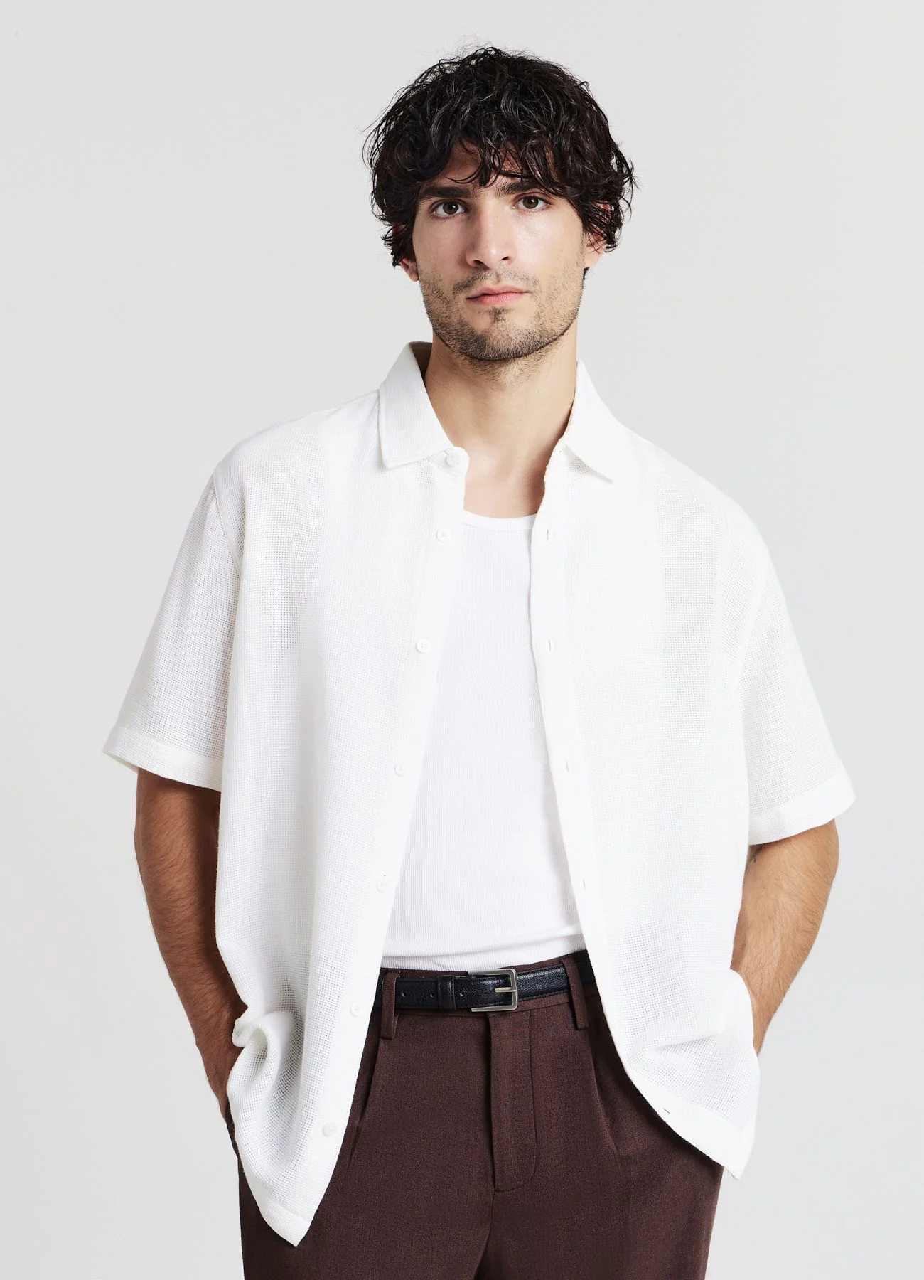 Camicia tinta unita - Image 7