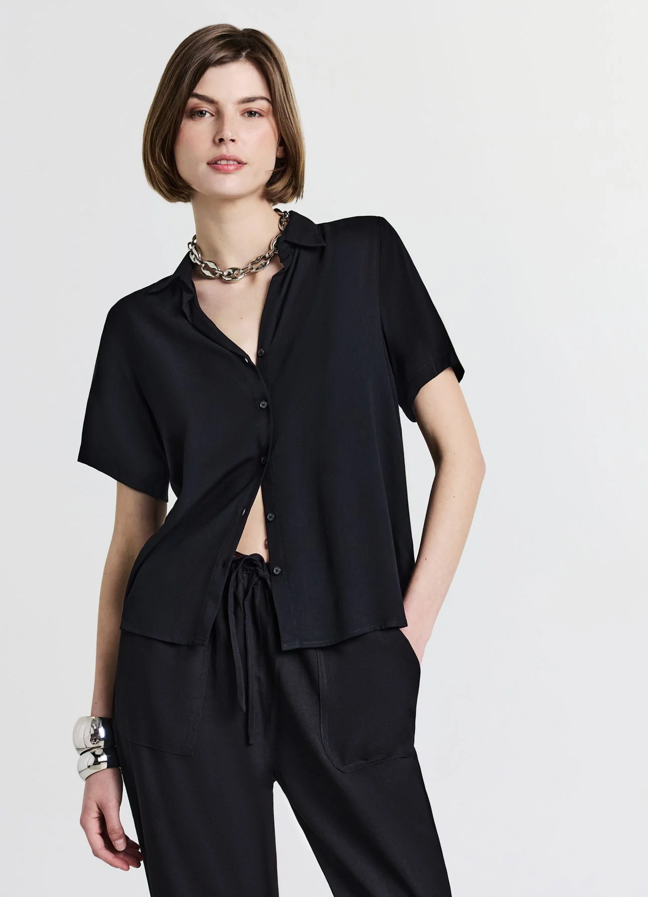 Camicia tinta unita - Image 7
