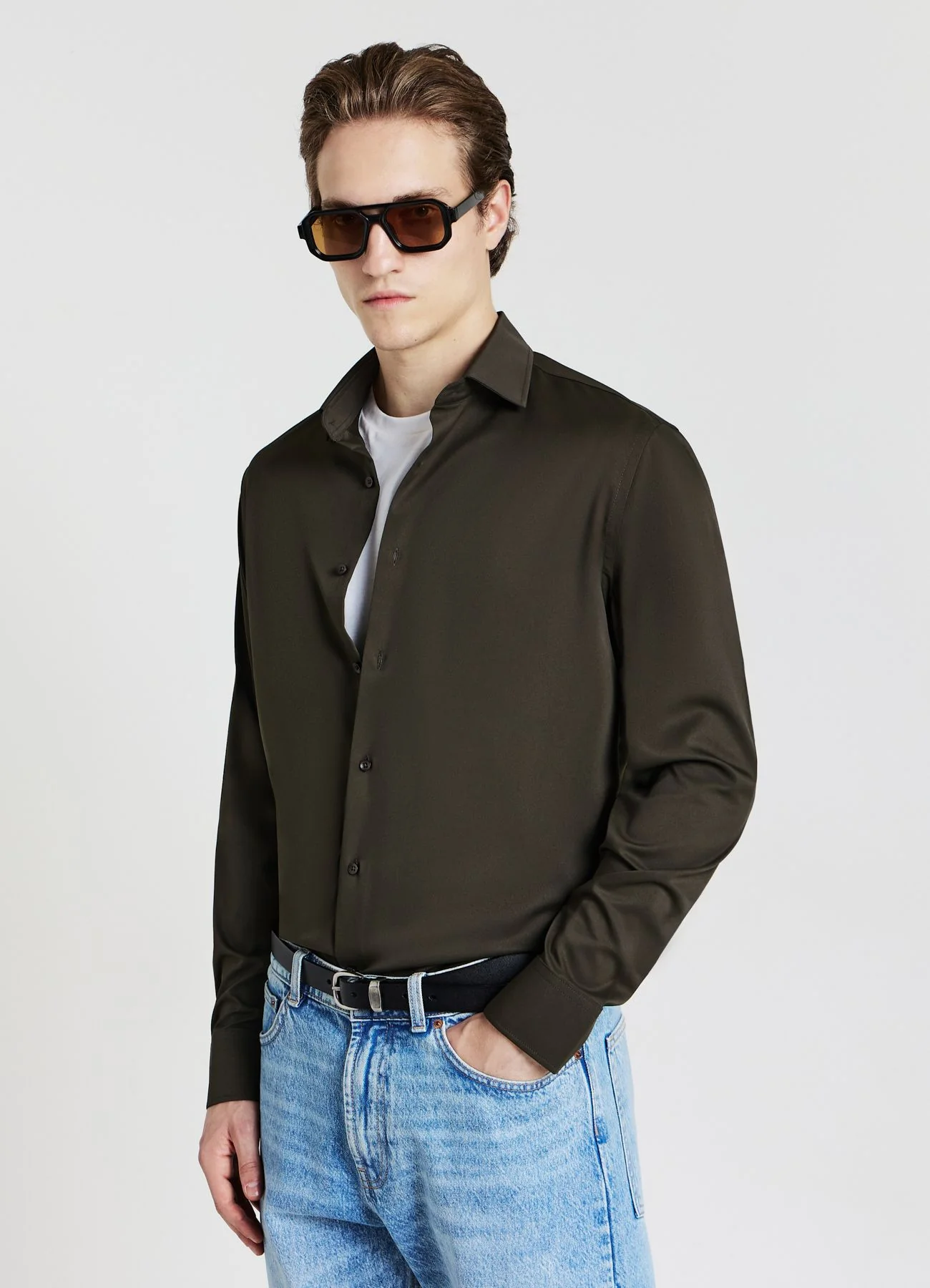 Camicia tinta unita - Image 3