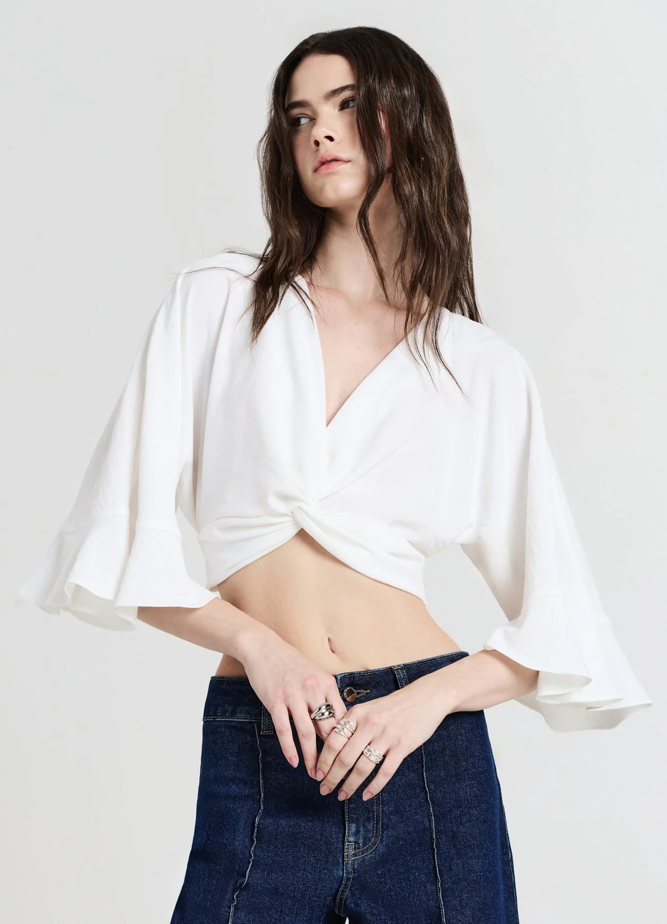 Camicia torciglione con volant - Image 3