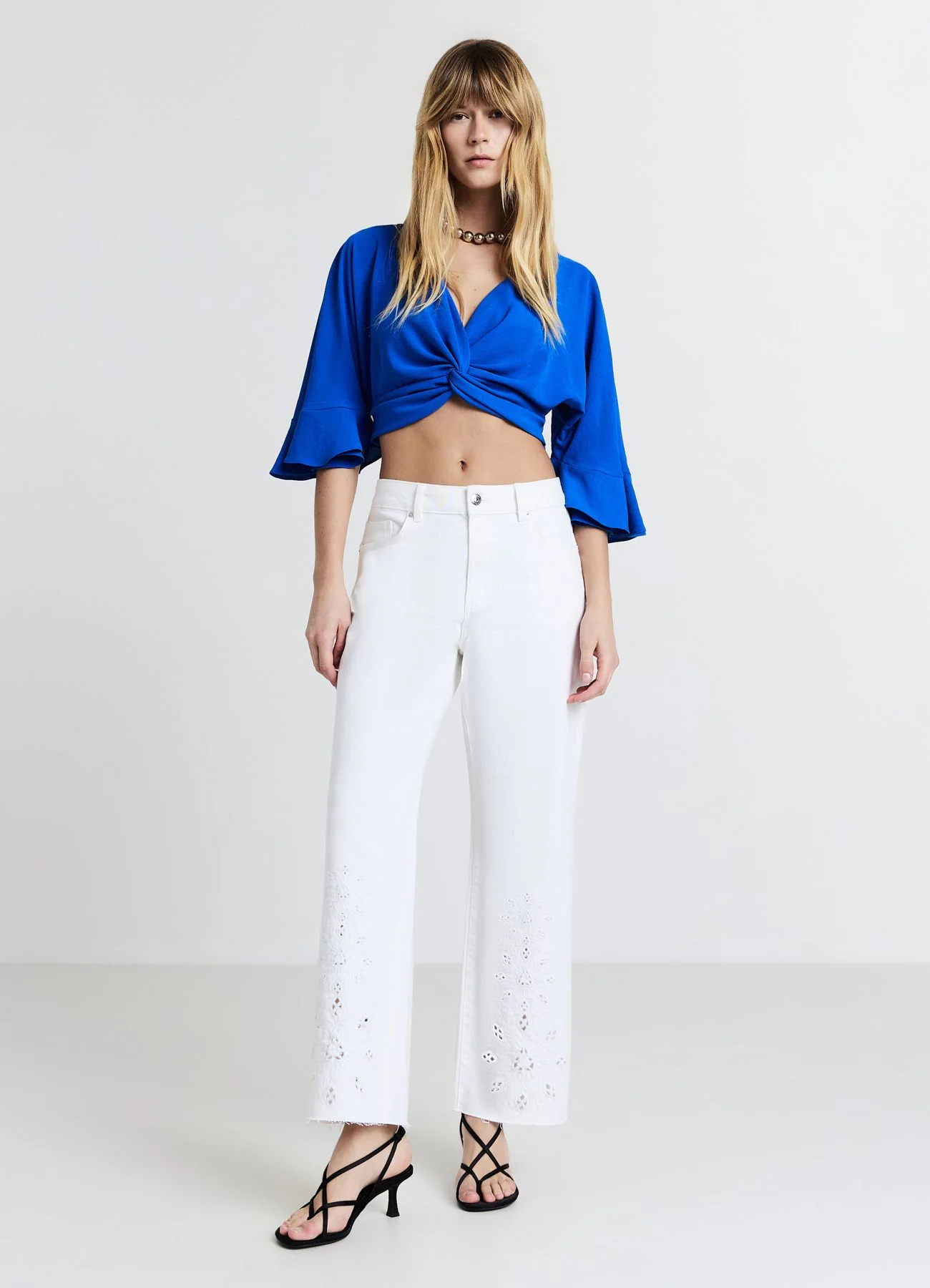 Camicia torciglione con volant - Image 3