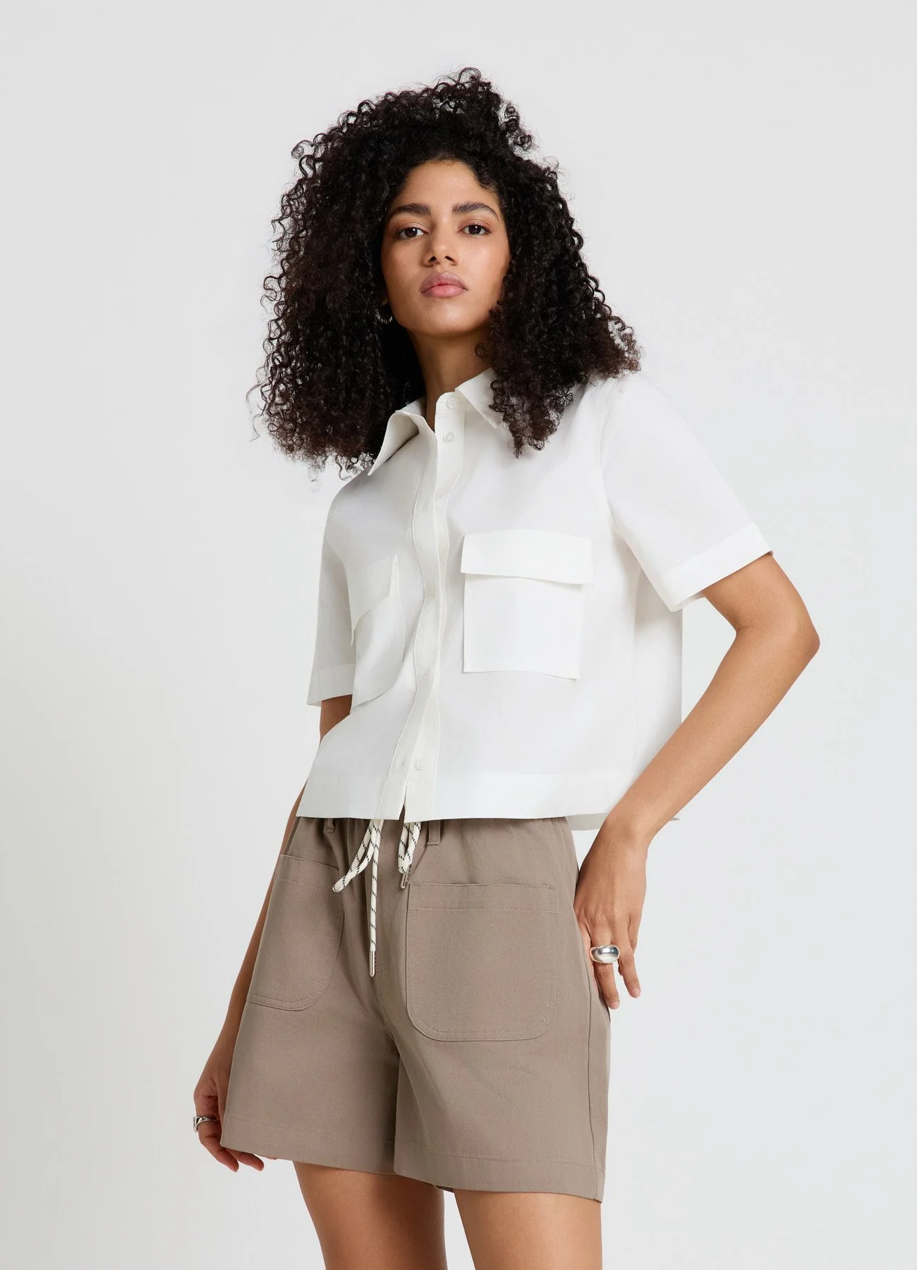 Camicia utility con tasche con patta - Image 2