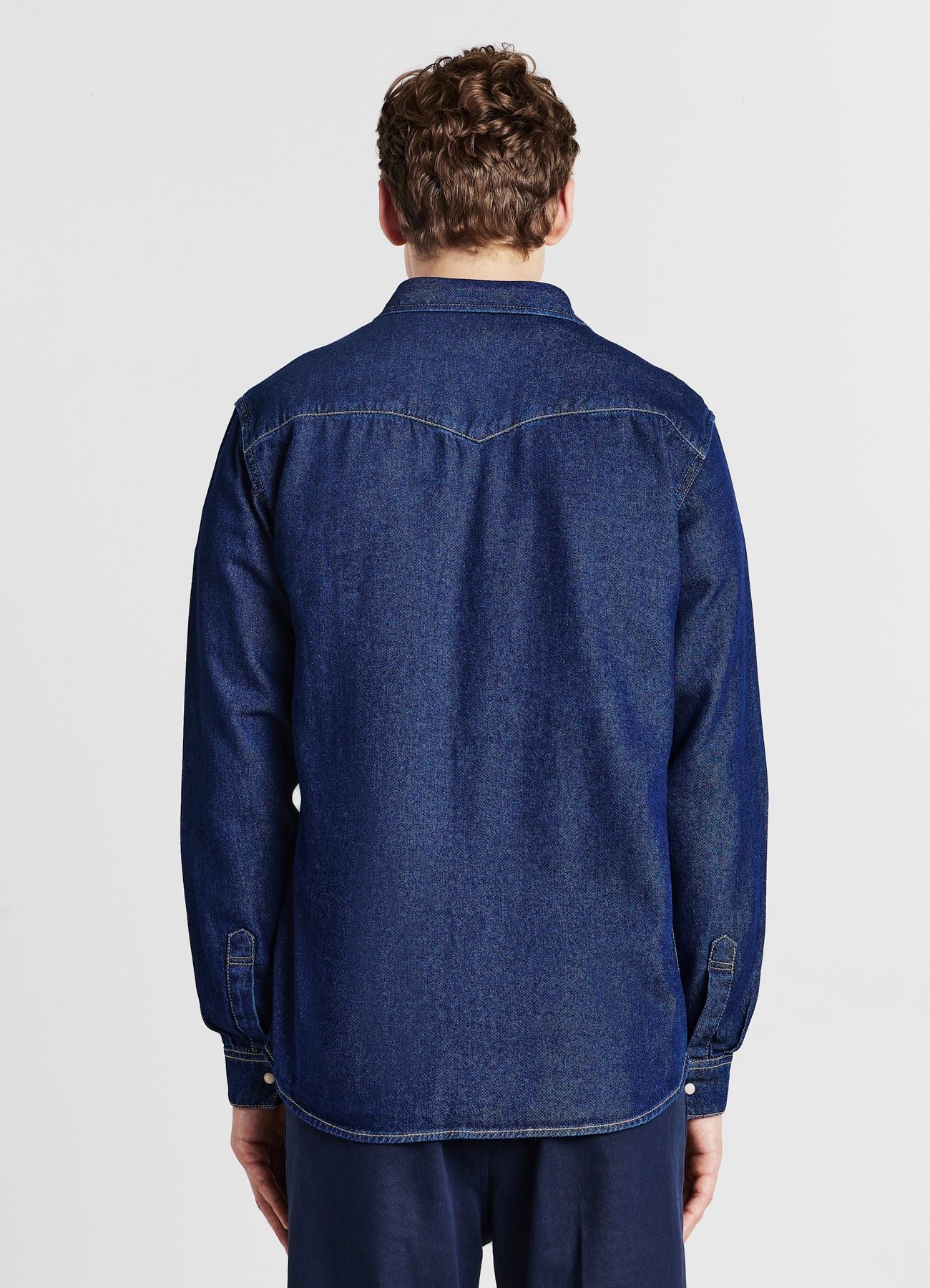 Camicia western in denim - Image 2