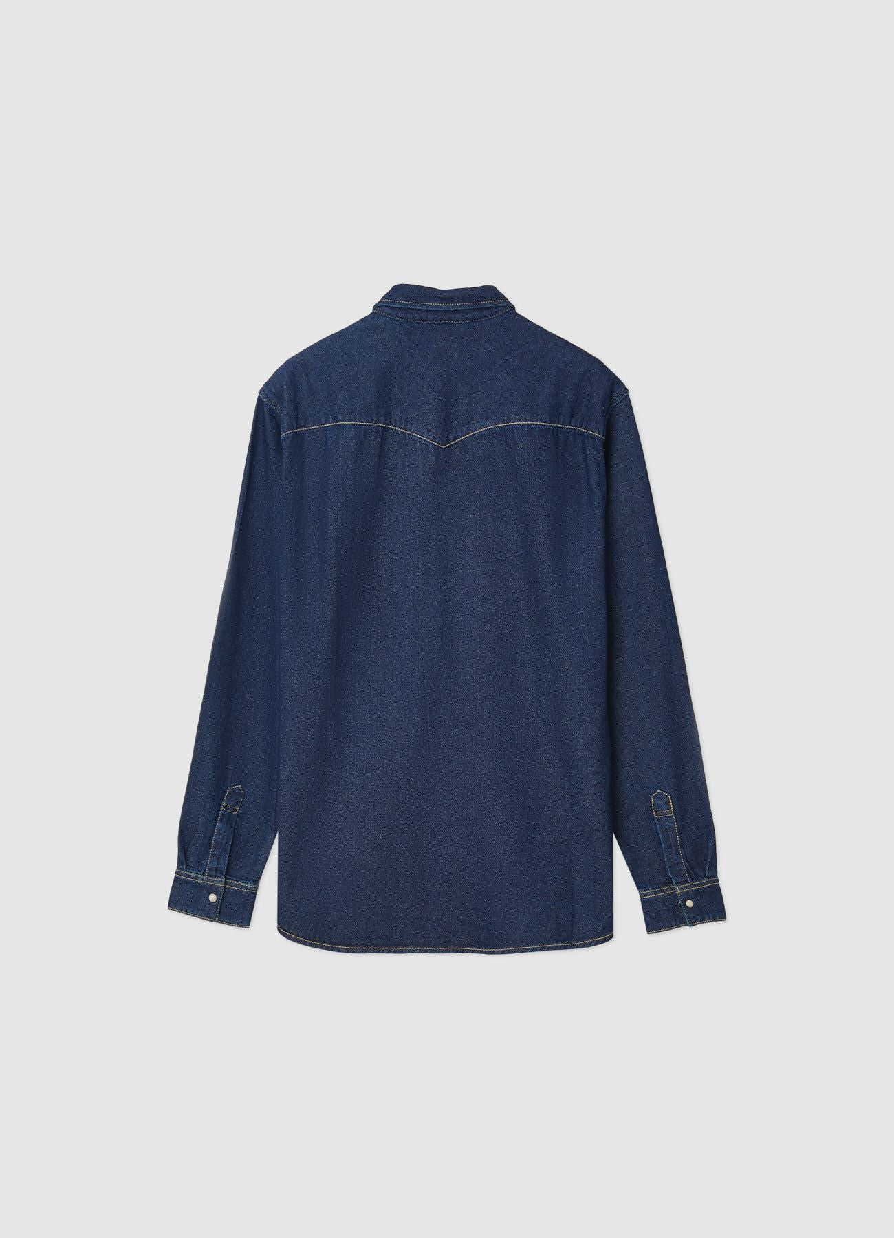 Camicia western in denim - Image 5