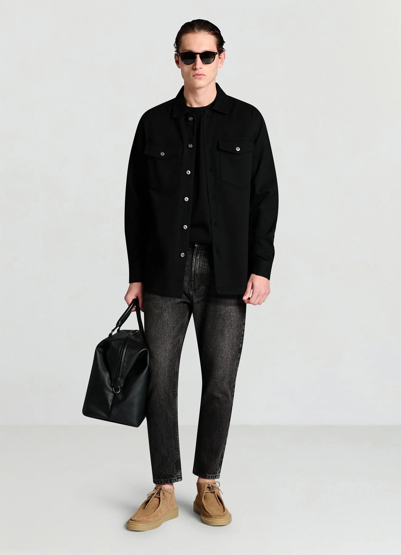 Camicia worker con tasche a pattina - Image 2