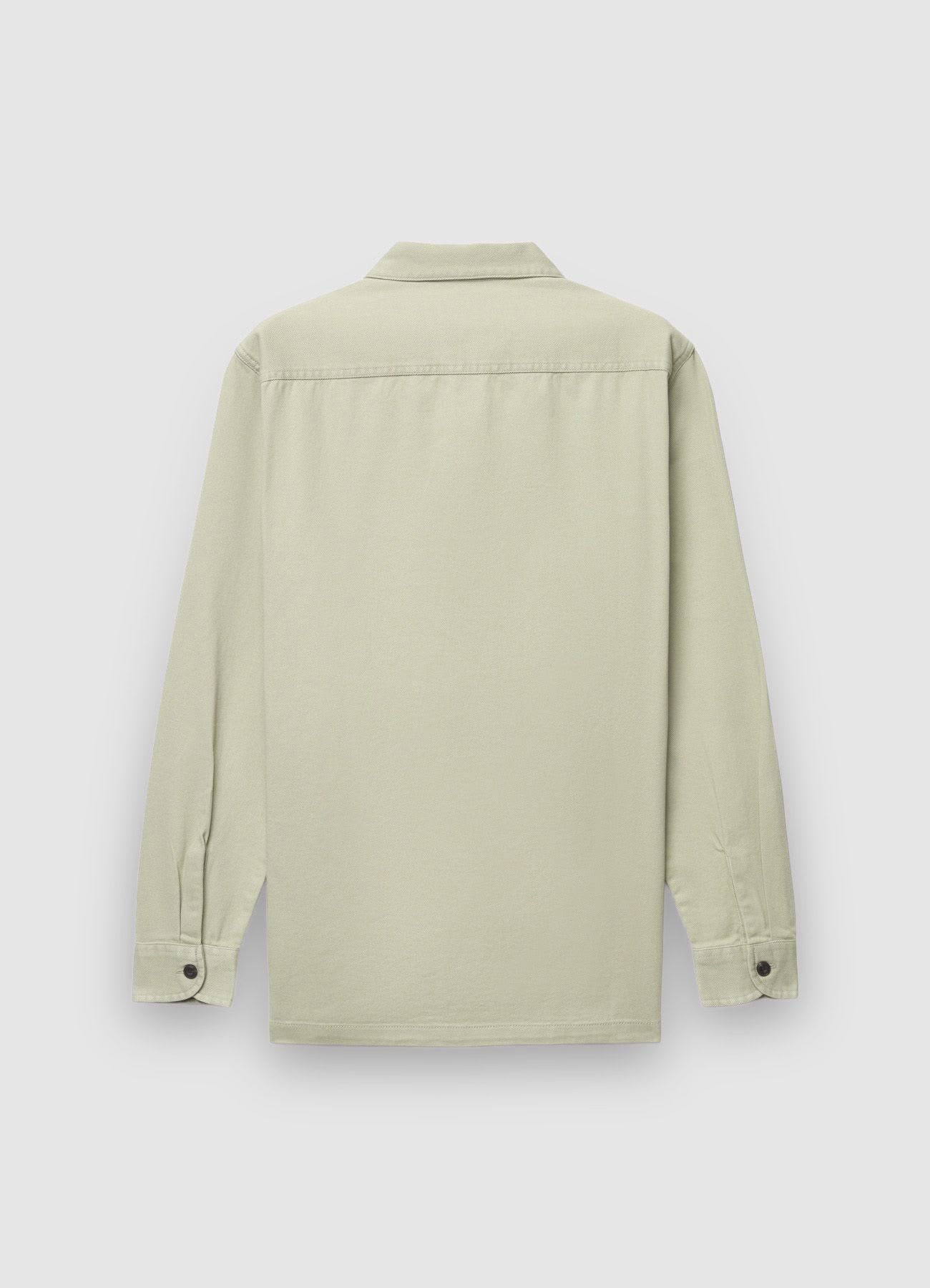 Camicia worker tinta unita - Image 5