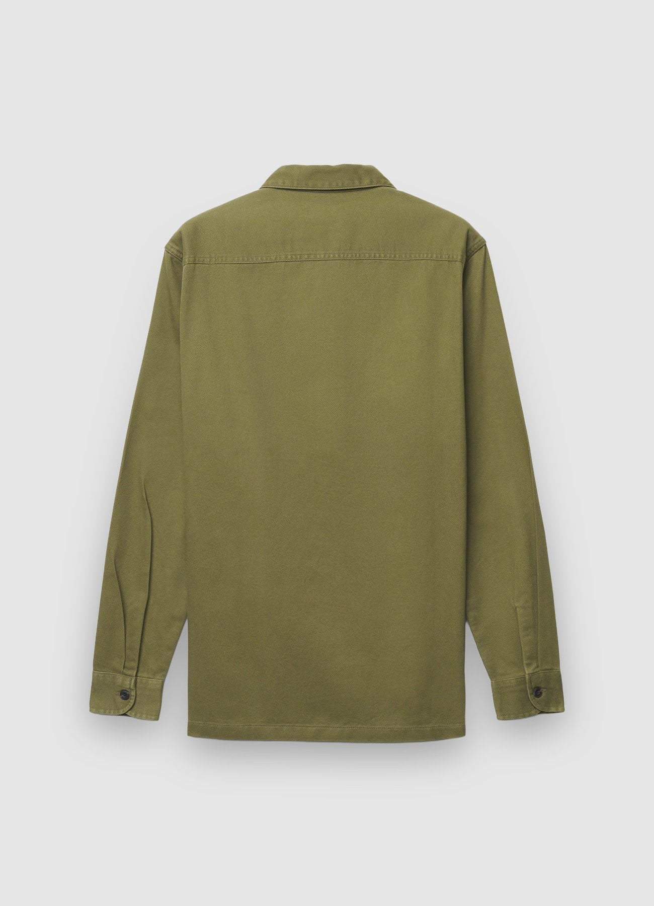 Camicia worker tinta unita - Image 5