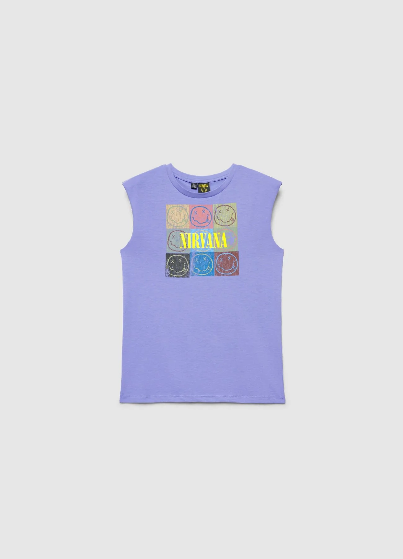 Canotta oversize con stampa Nirvana - Image 3