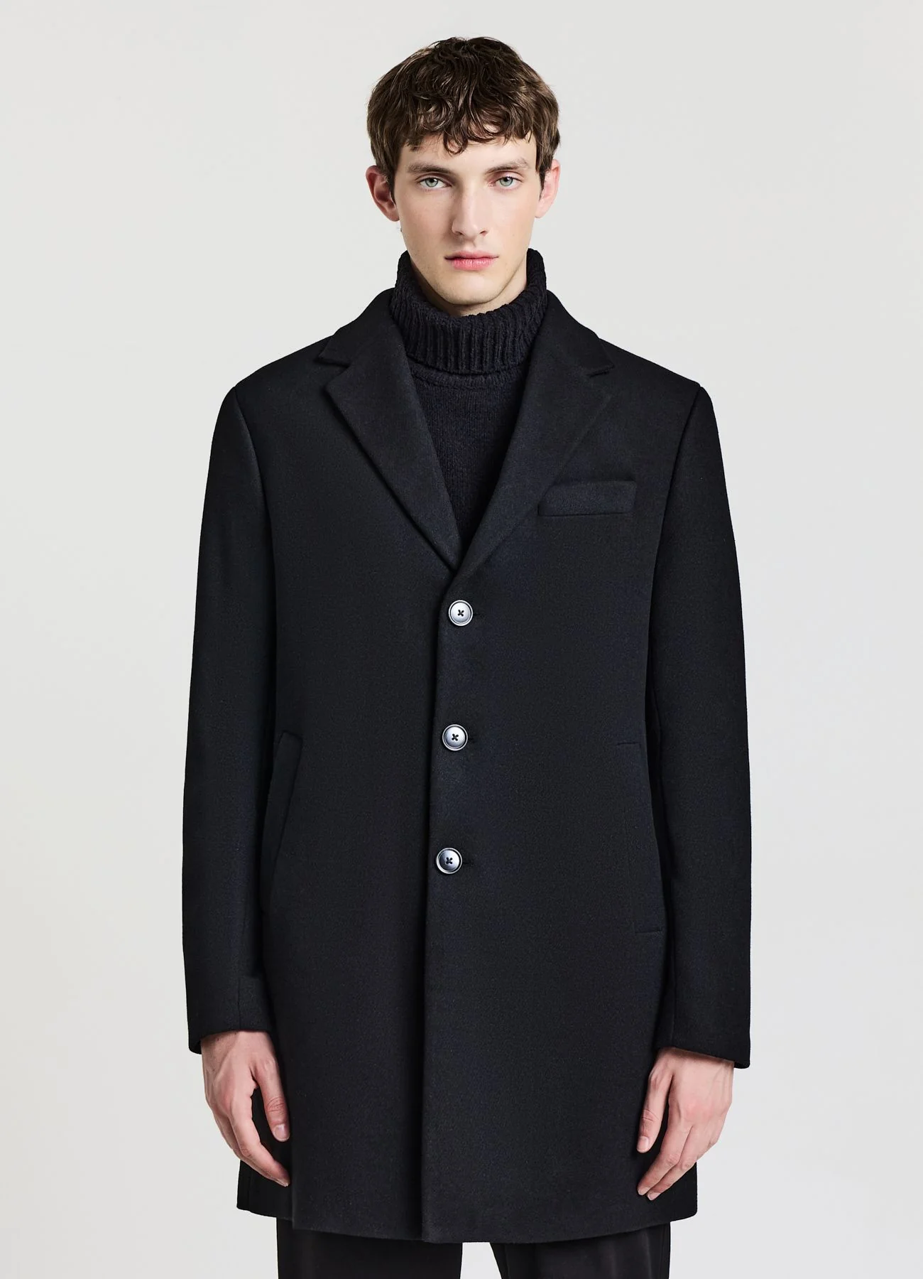 Cappotto classico con bottoni - Image 4