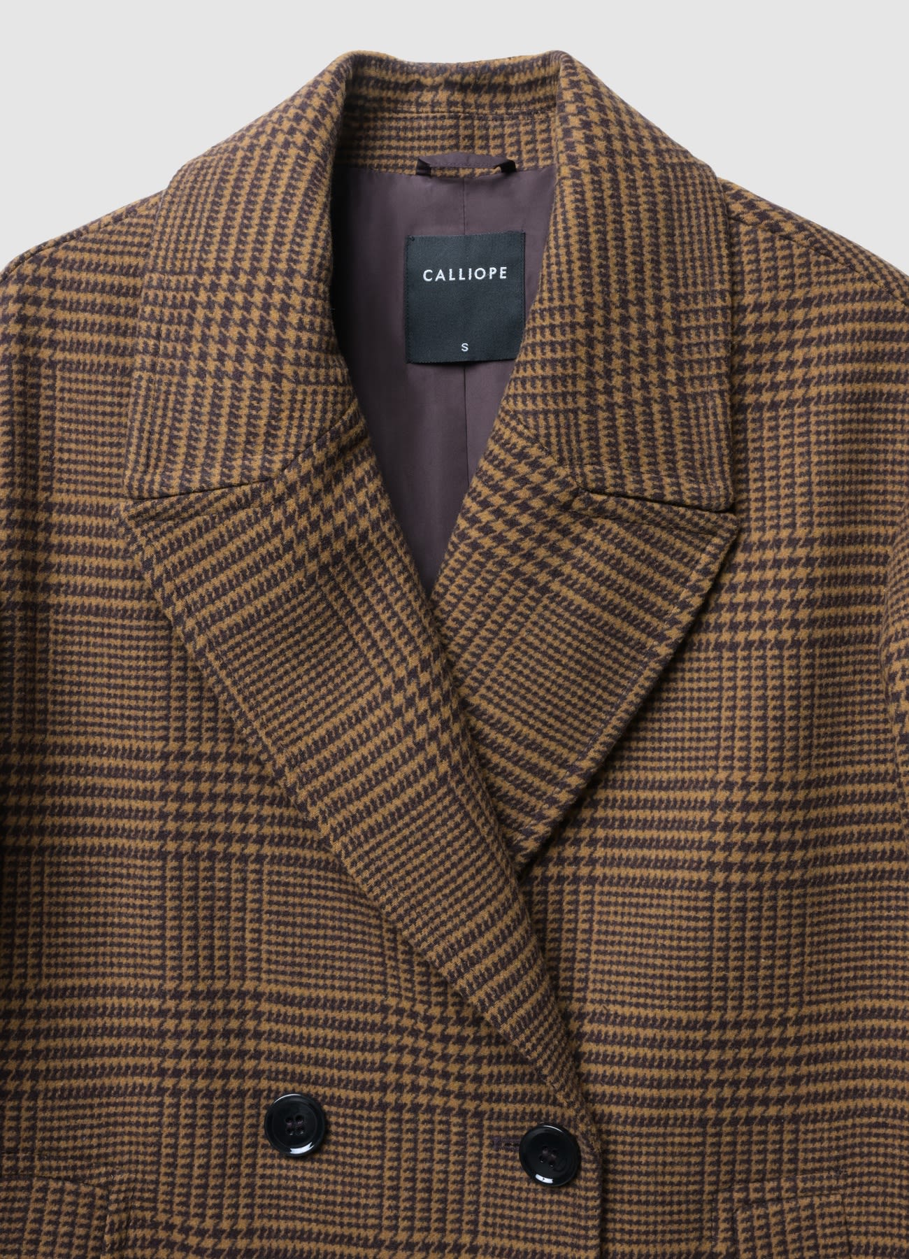Cappotto doppiopetto a quadri - Image 7