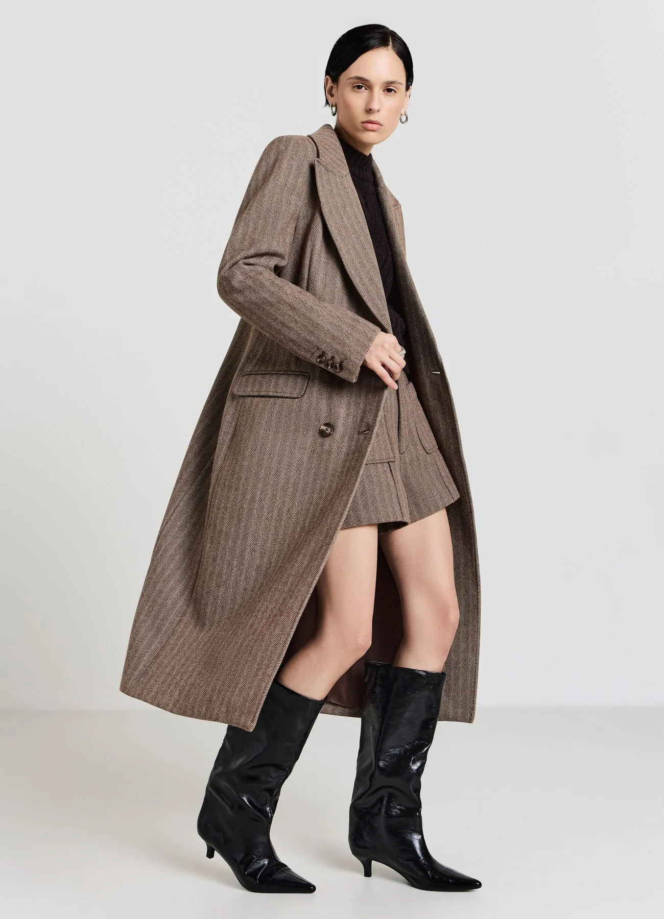 Cappotto doppiopetto spinato - Image 3