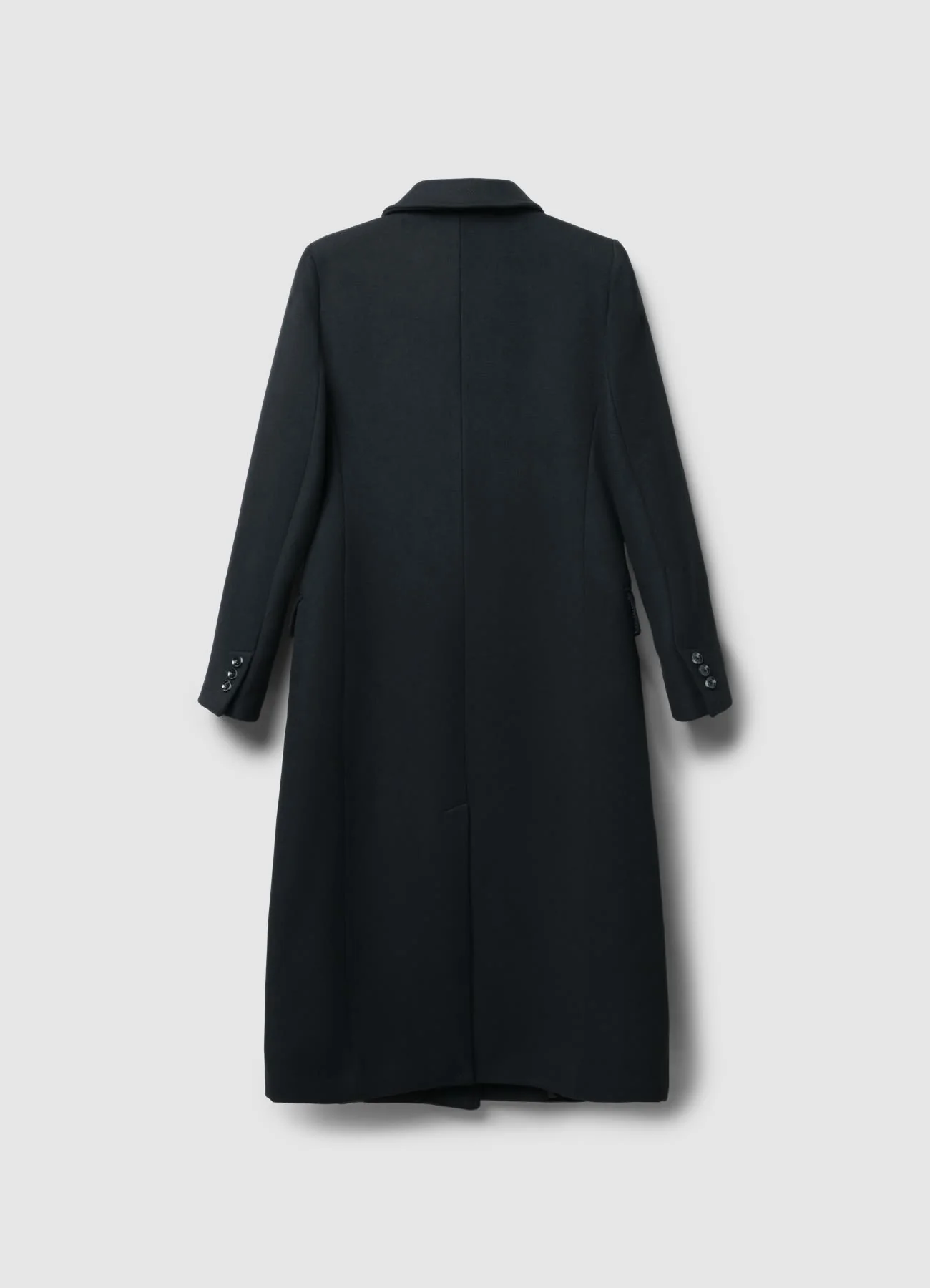 Cappotto doppiopetto tinta unita - Image 5