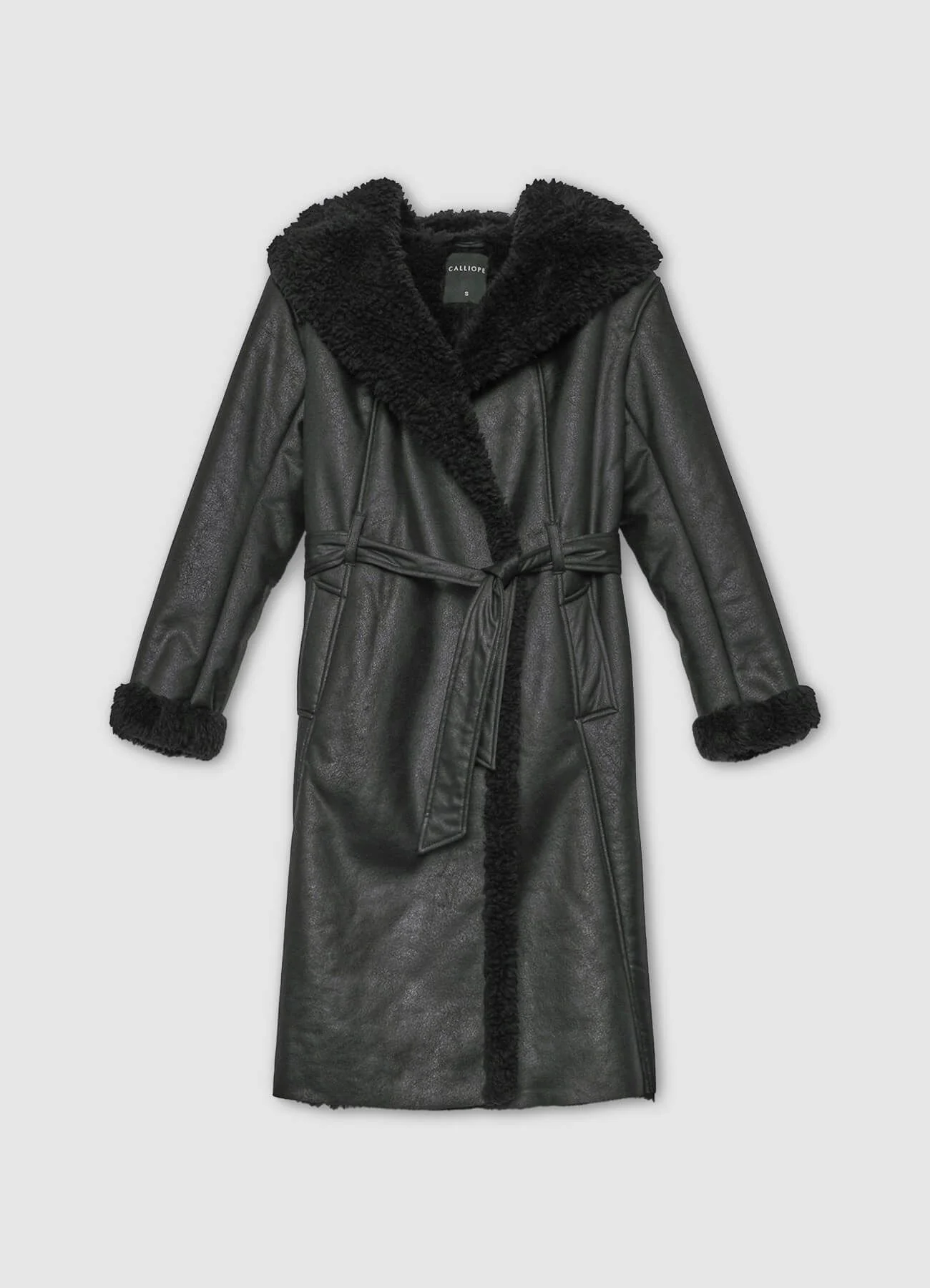 Cappotto lungo similmontone - Image 4