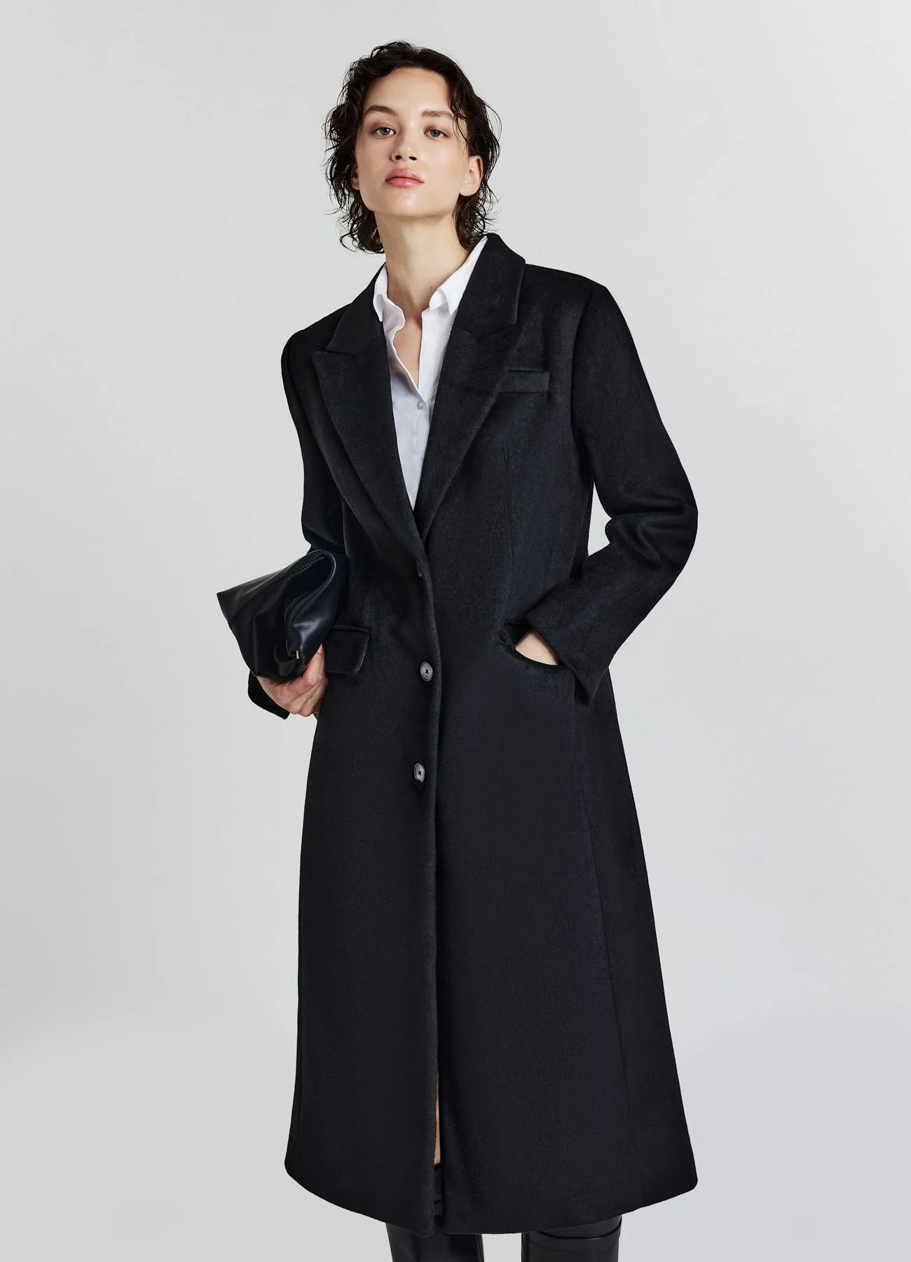 Cappotto monopetto