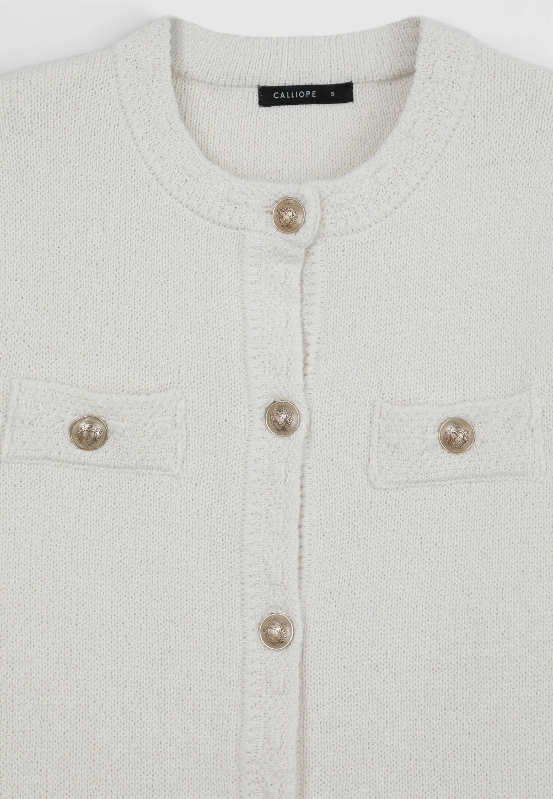 Cardigan bottoni oro - Image 6