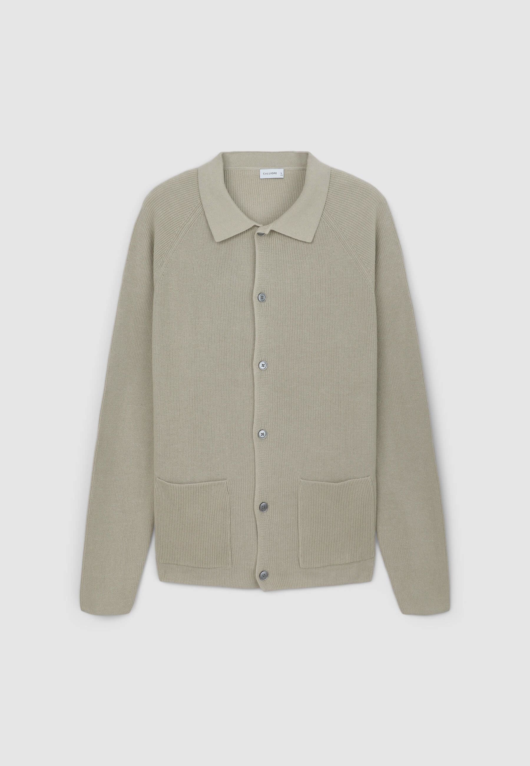 Cardigan collo a camicia - Image 7