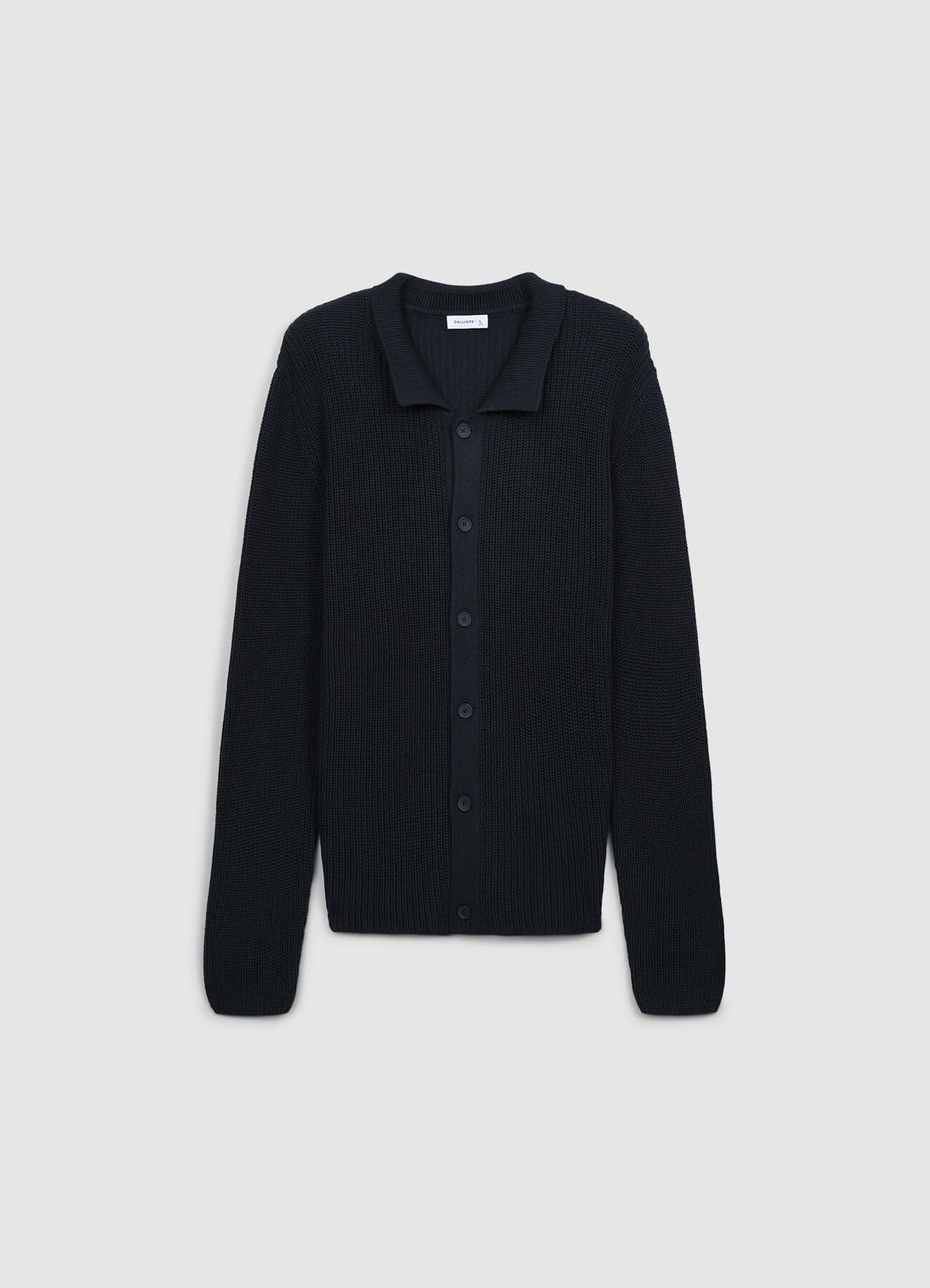 Cardigan con collo a camicia - Image 4