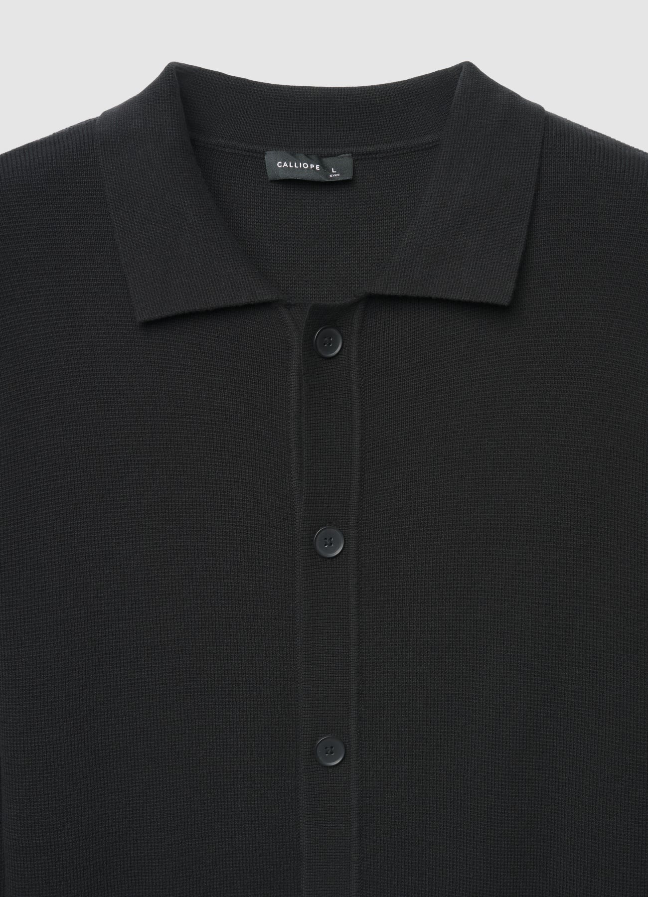 Cardigan con collo camicia - Image 5