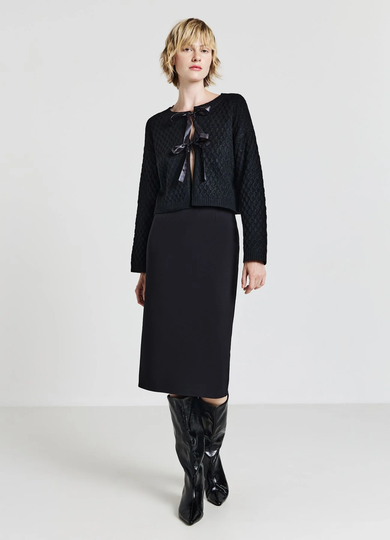 Cardigan con fiocchi - Image 3