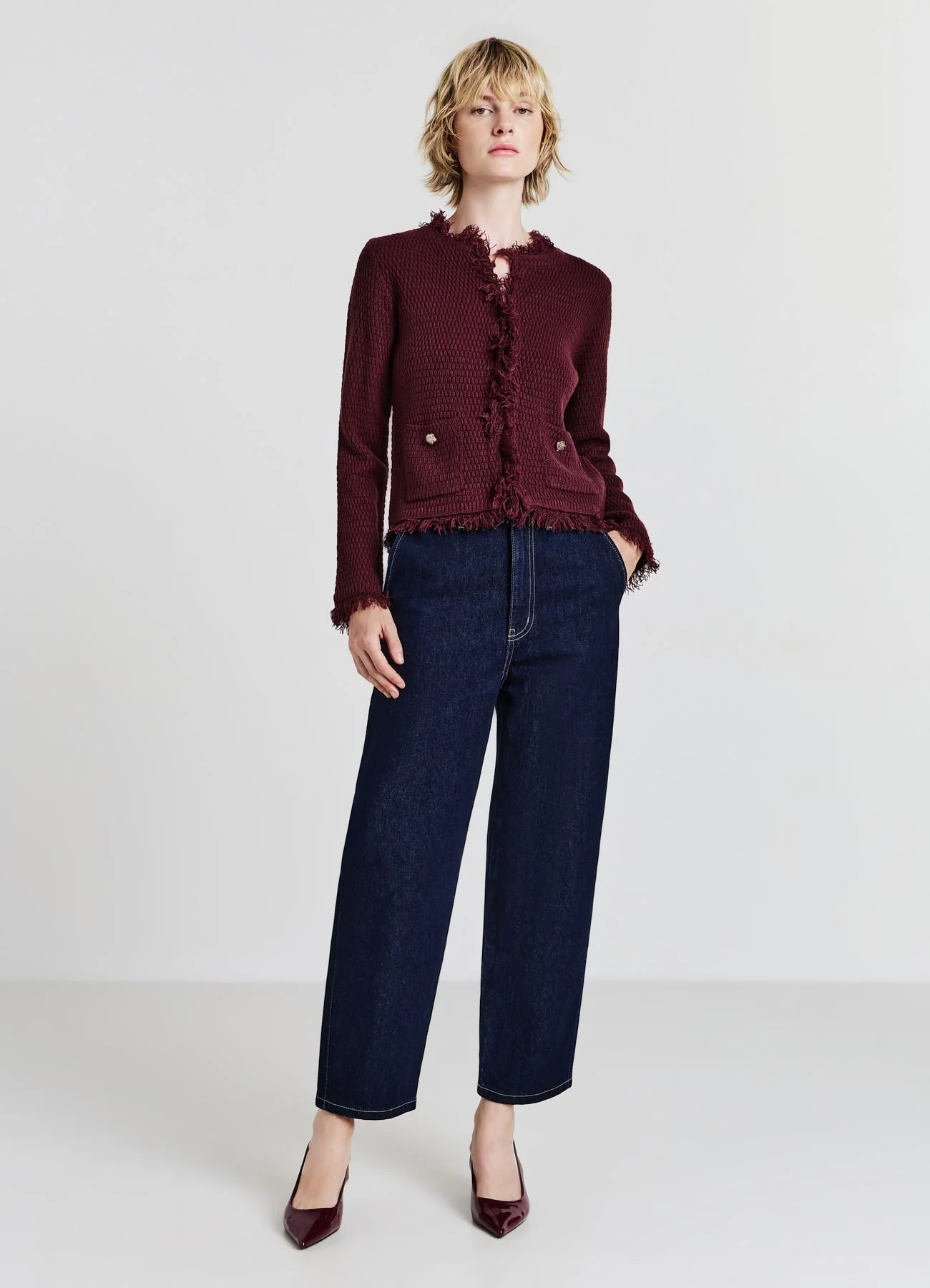 Cardigan con frange - Image 3