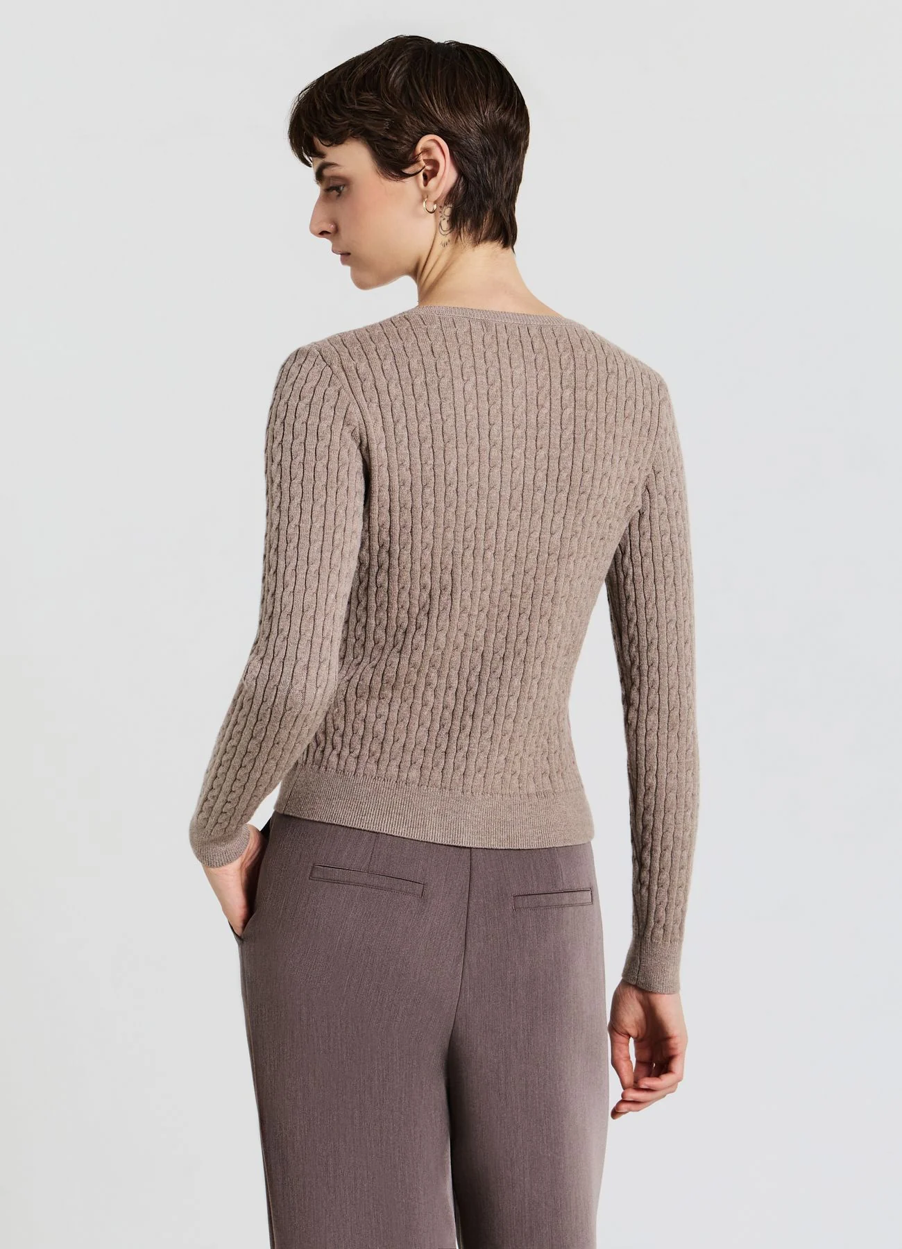Cardigan con trecce - Image 3