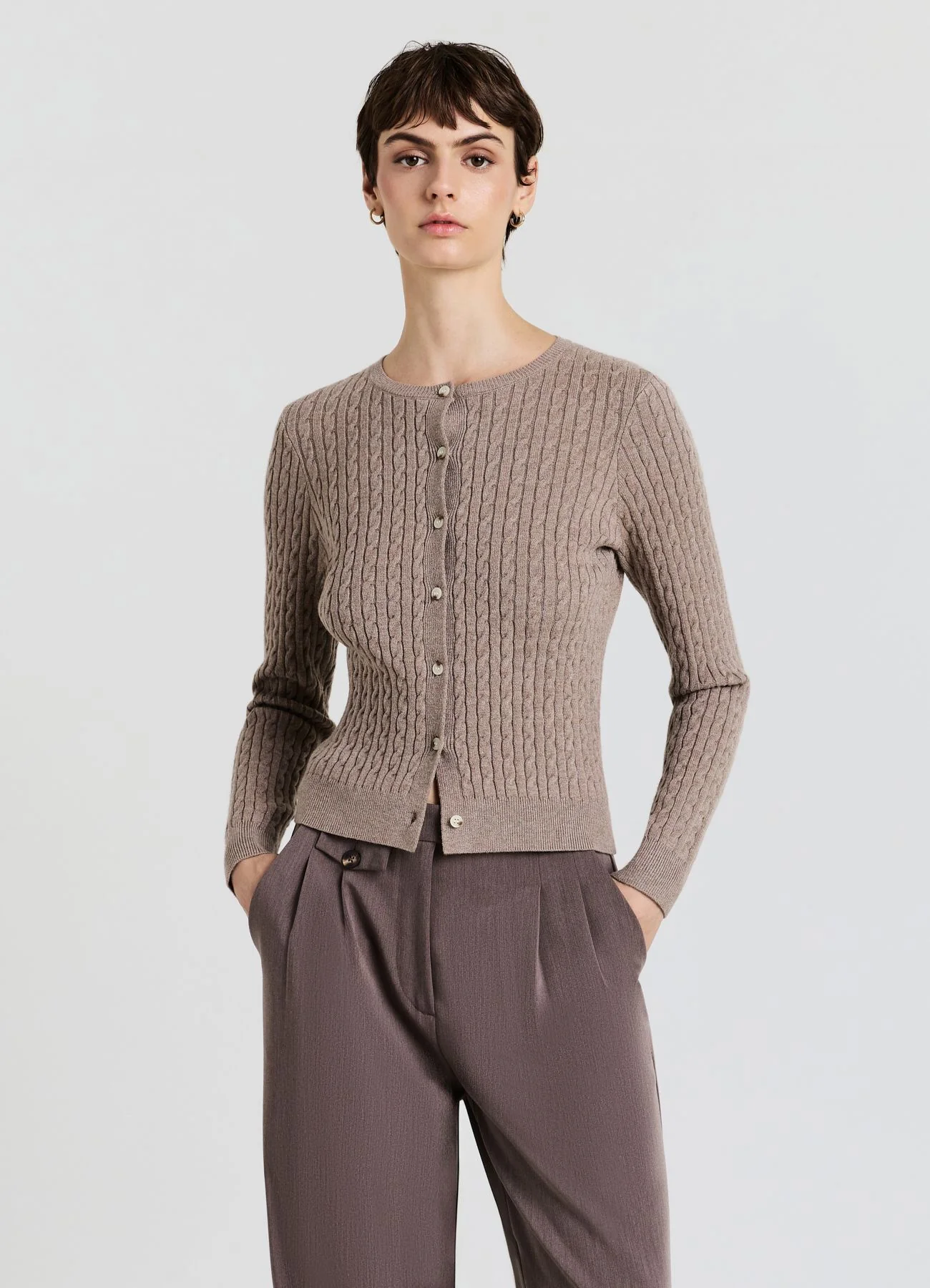 Cardigan con trecce - Image 7