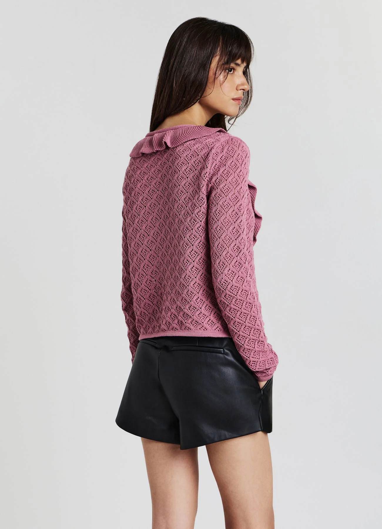 Cardigan con volant - Image 2