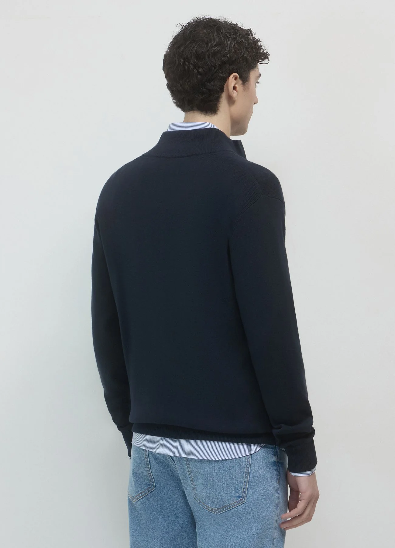 Cardigan con zip