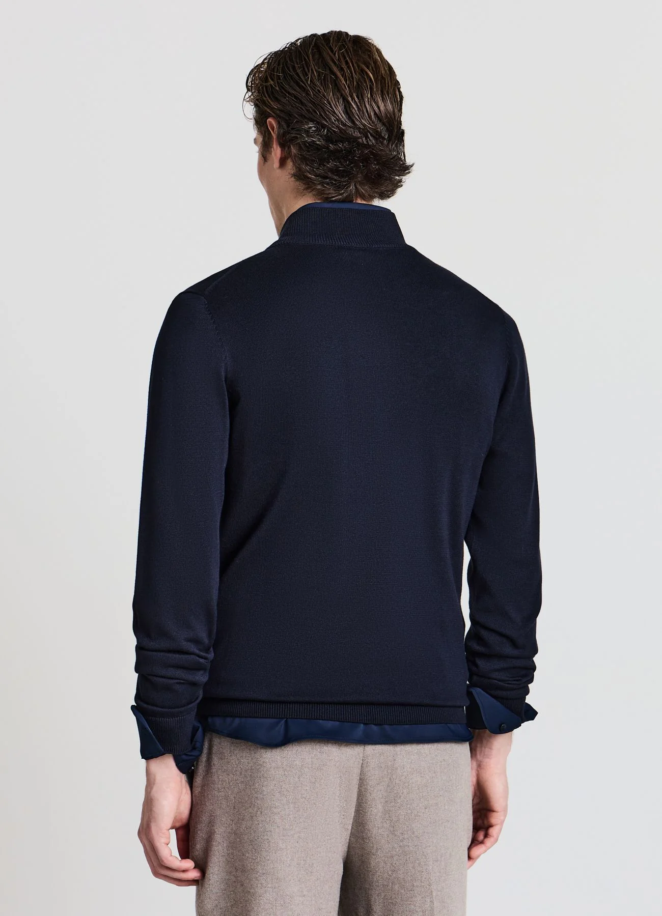 Cardigan con zip