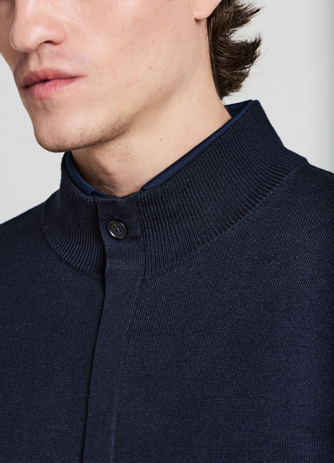 Cardigan con zip - Image 2