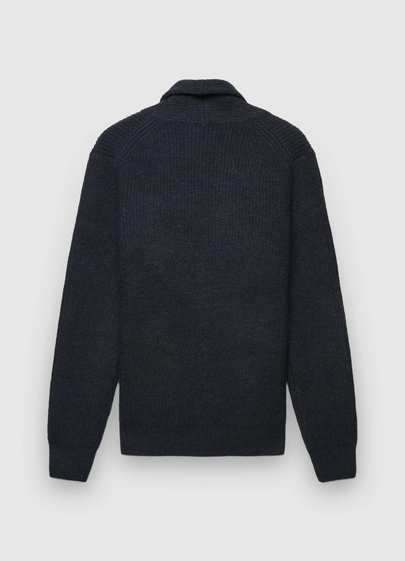 Cardigan sciallato tinta unita - Image 6