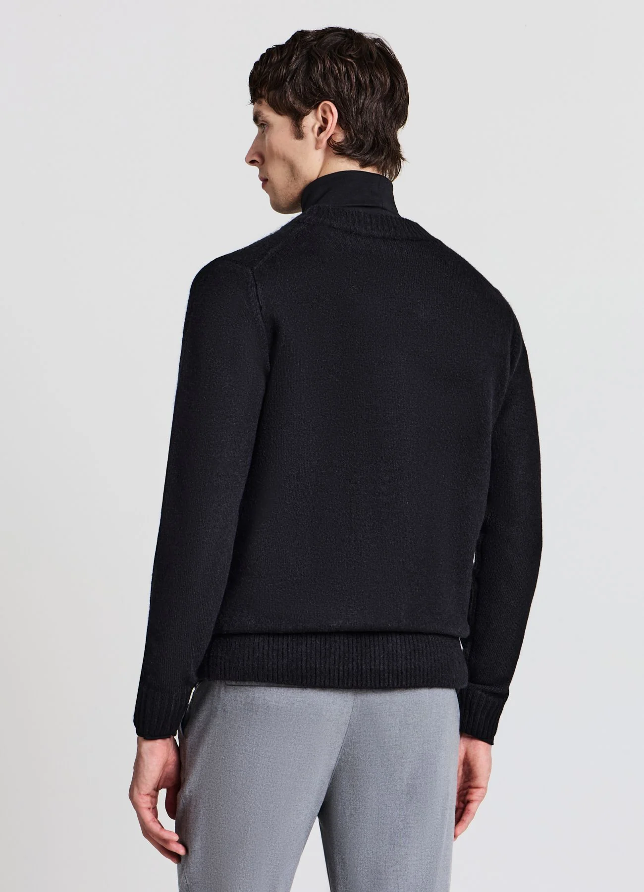 Cardigan scollo a V e bottoni - Image 3