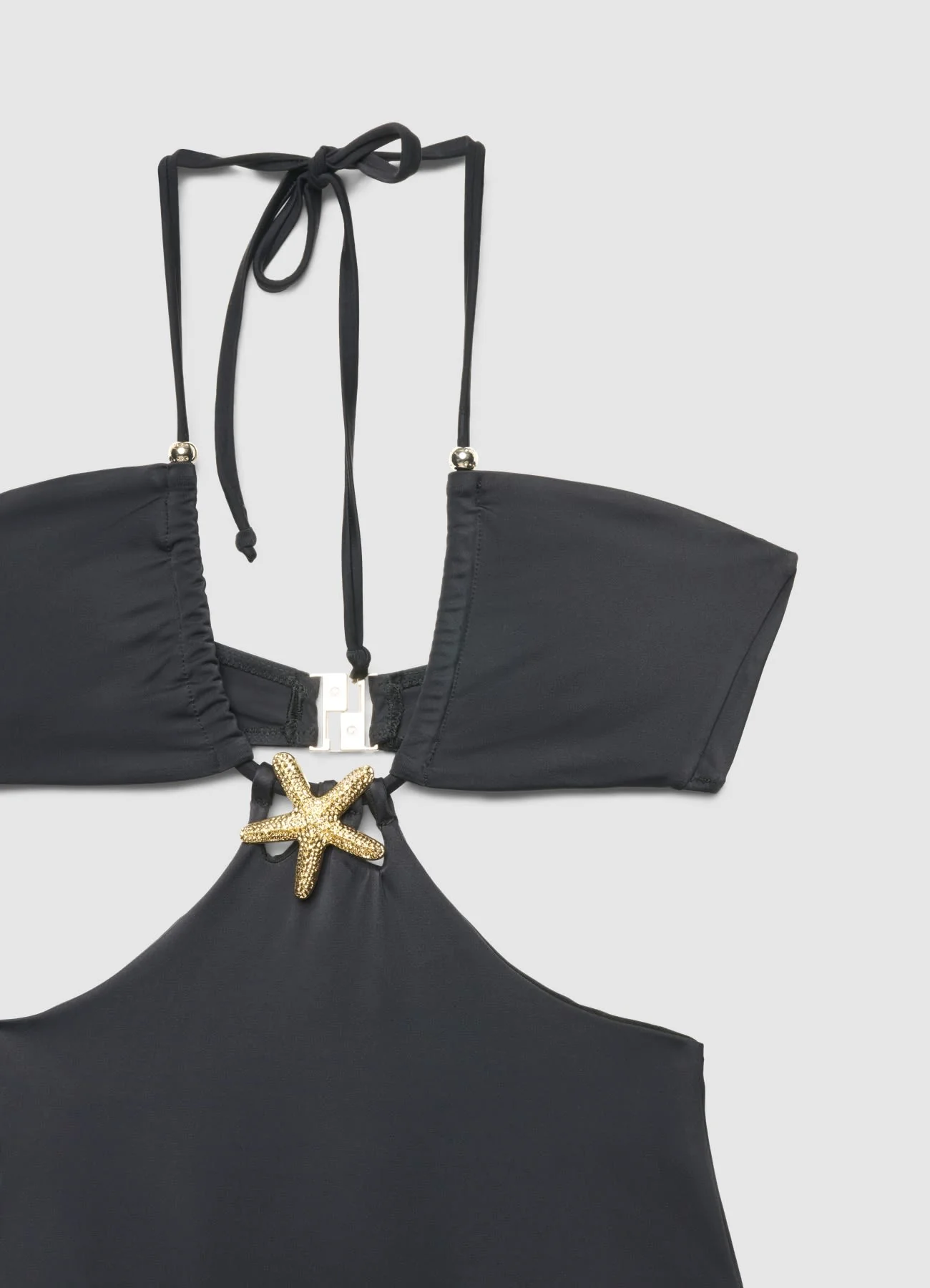 Costume intero con cut-out e stella marina - Image 3