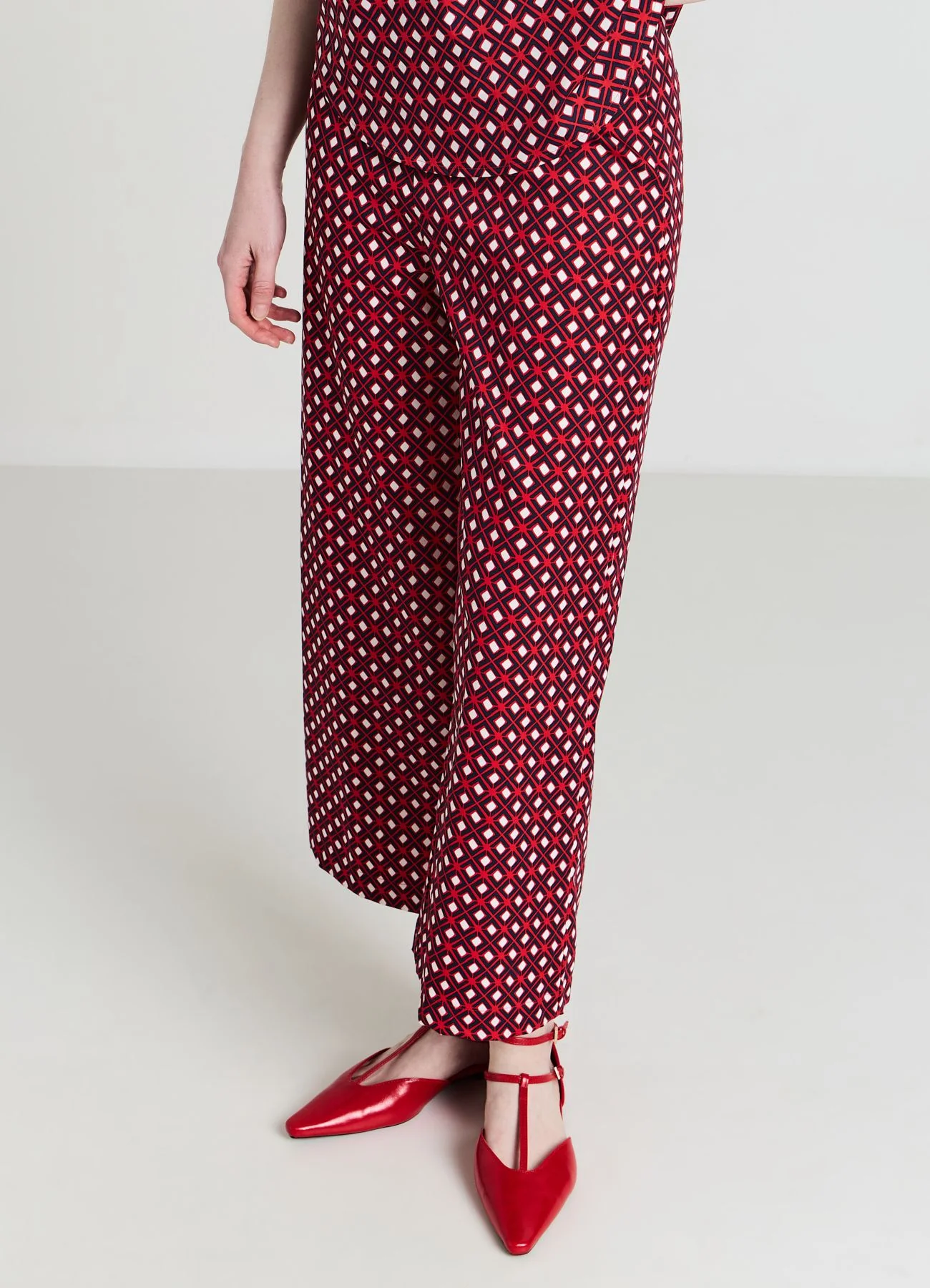 Culotte fantasia in rasatello