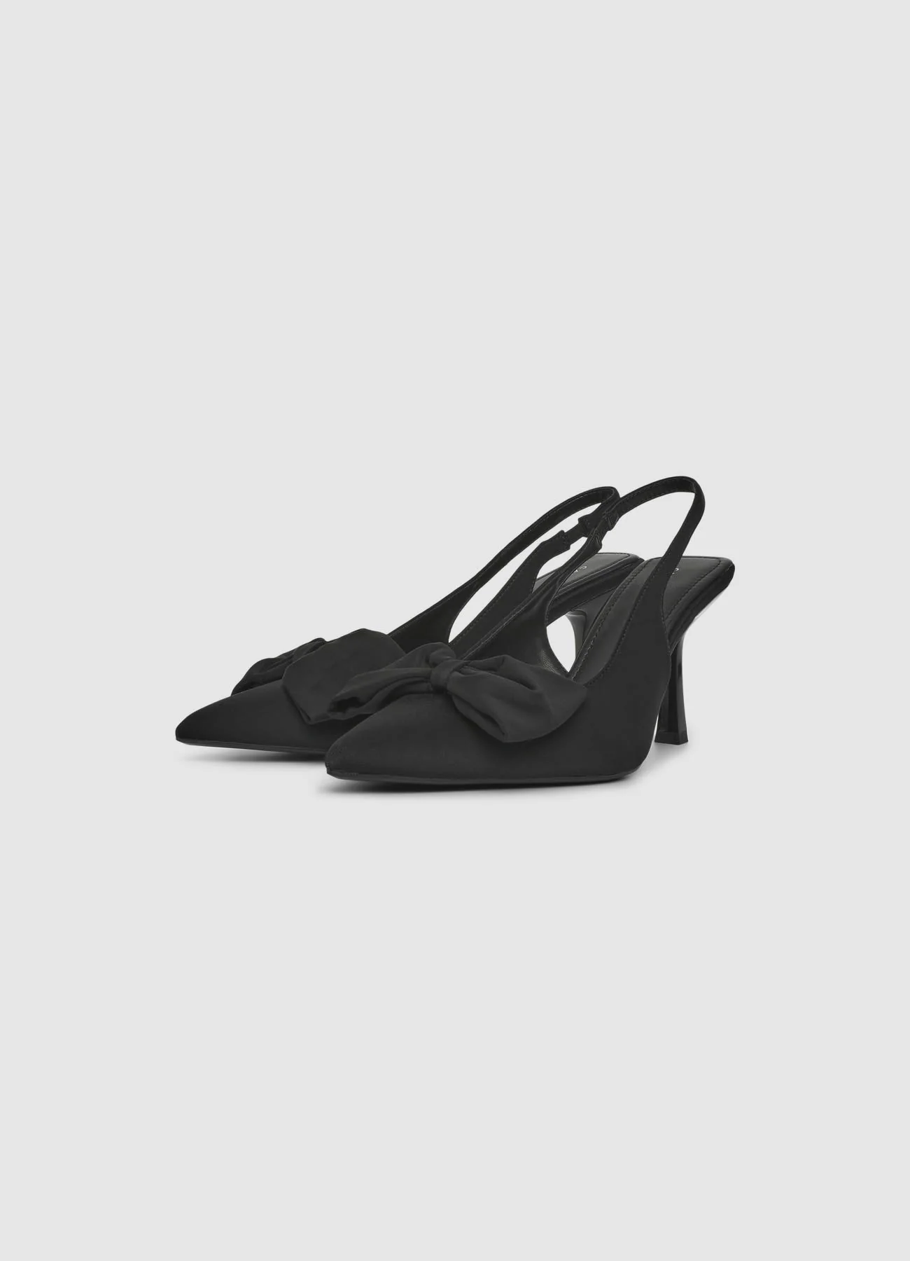 Decolleté slingback con fiocco