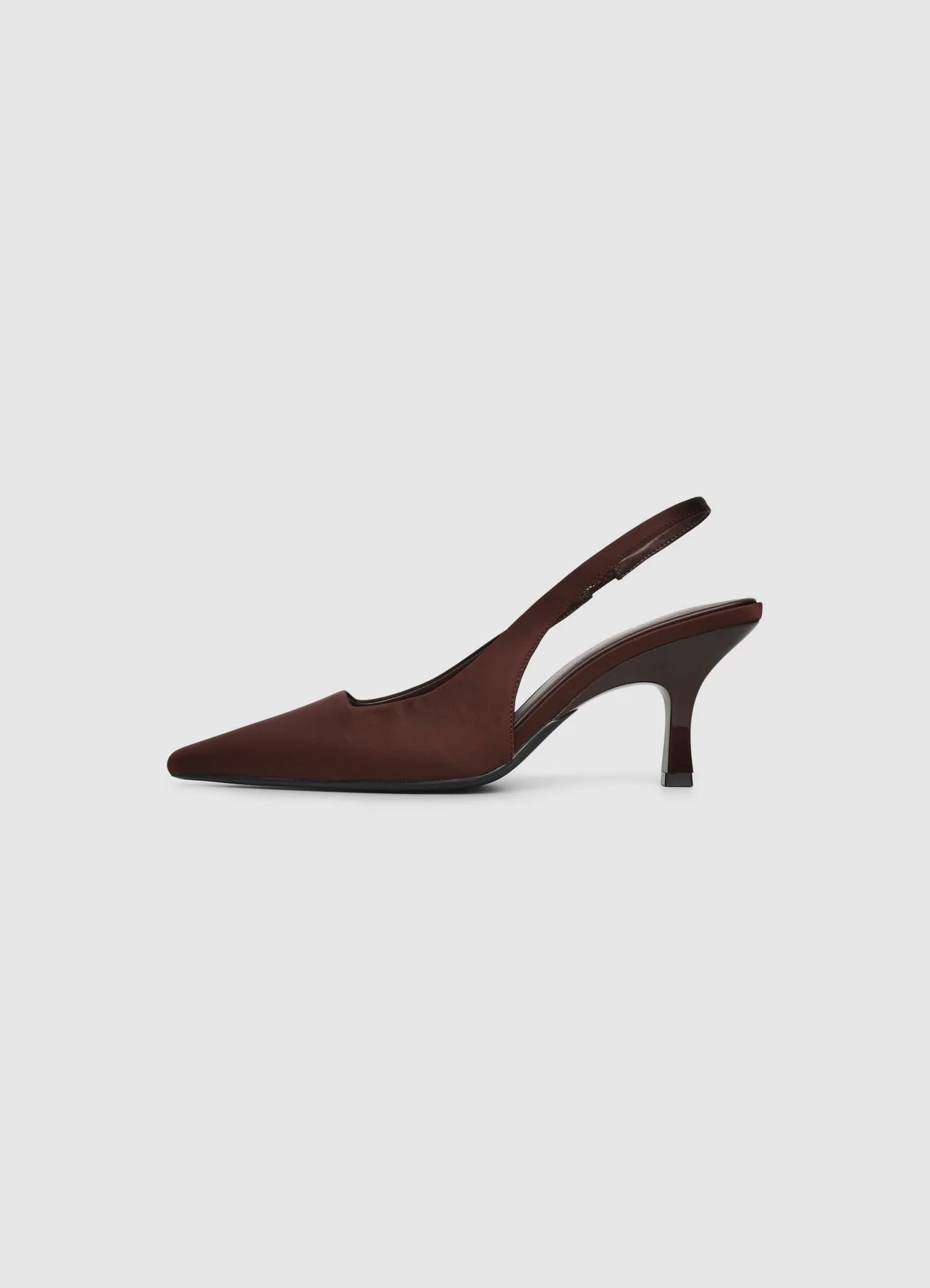 Décolleté slingback tinta unita