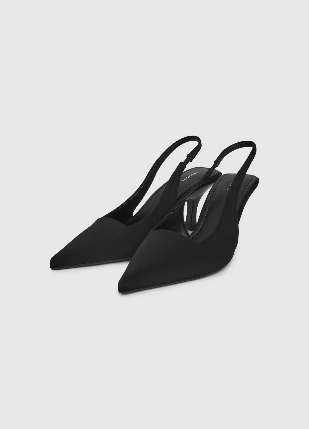 Décolleté slingback tinta unita